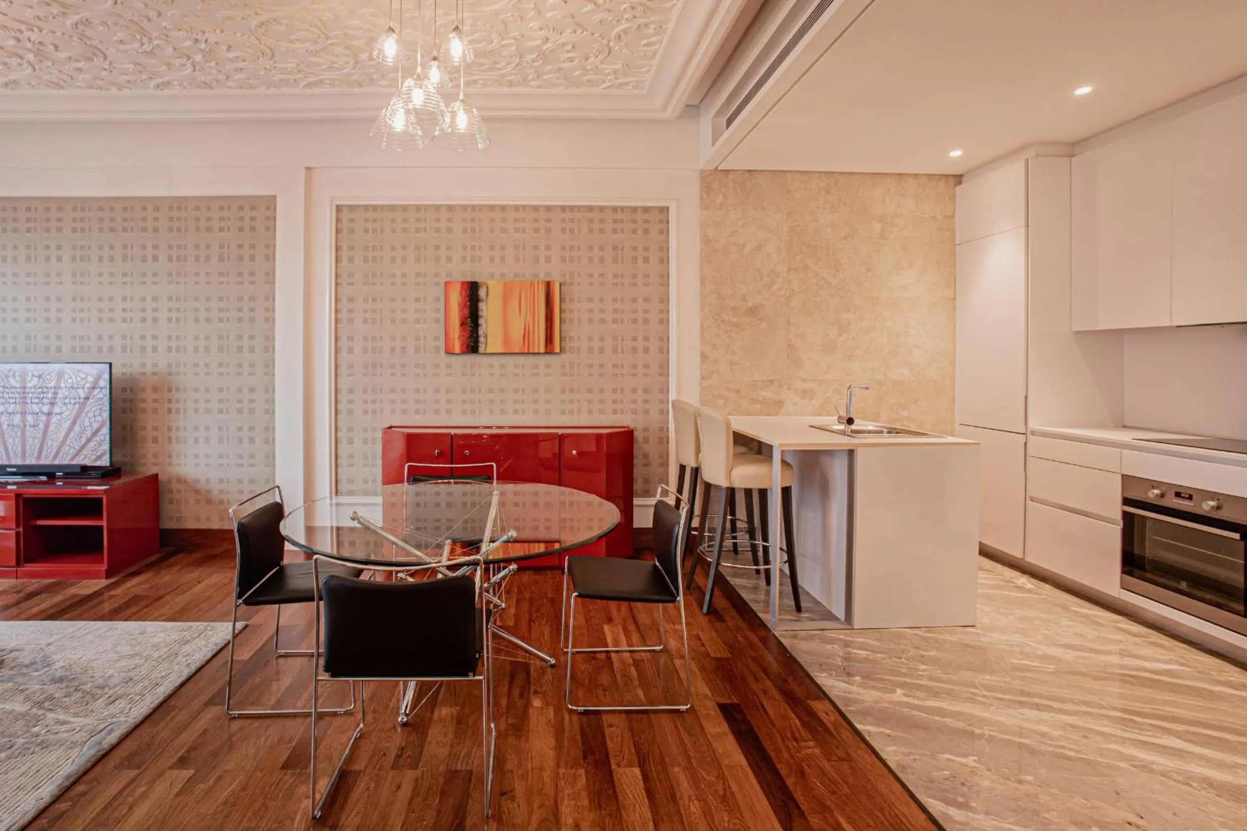 Dining area in The Reverie Saigon Residential Suites