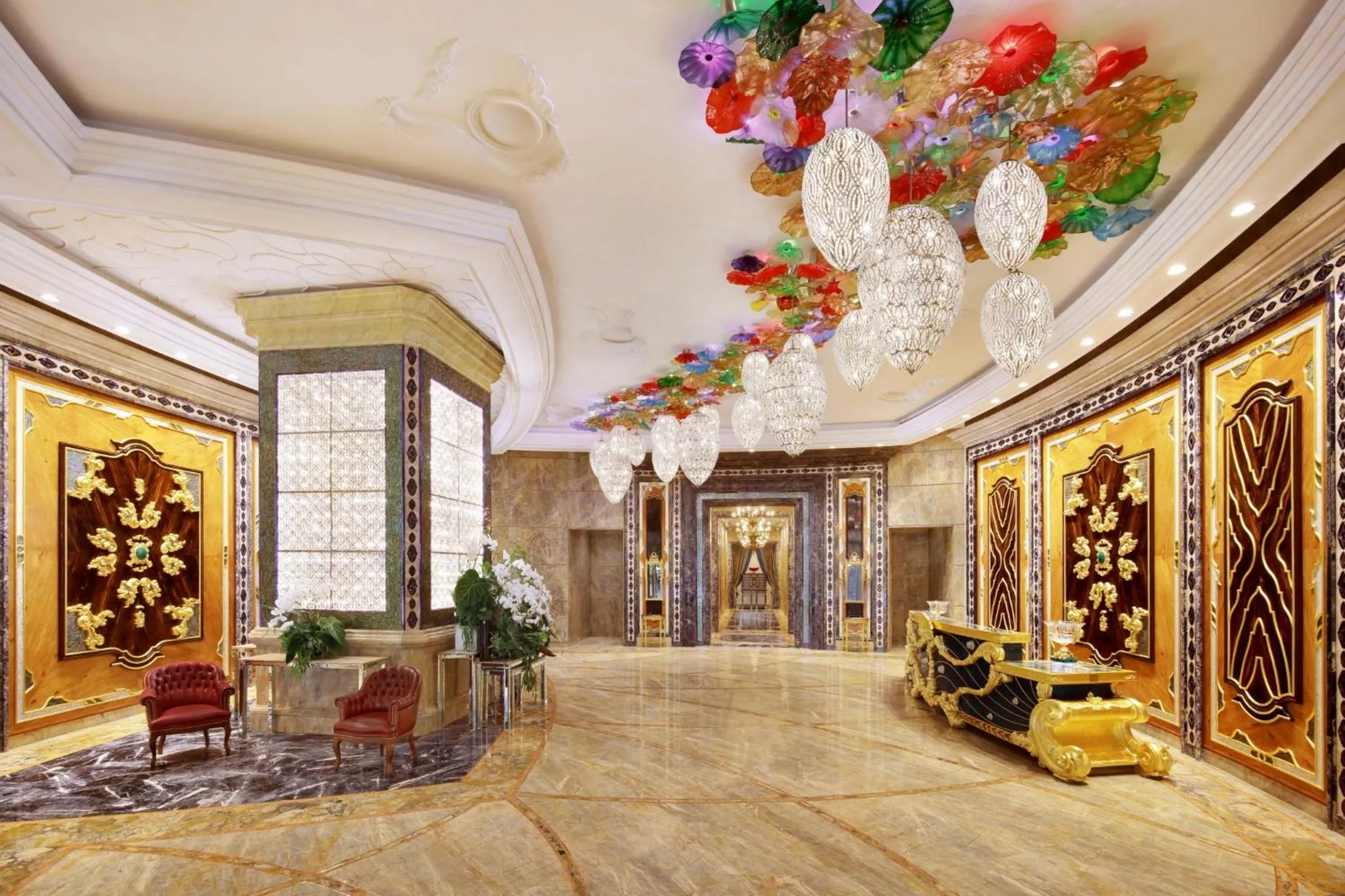 Lobby or reception in The Reverie Saigon Residential Suites