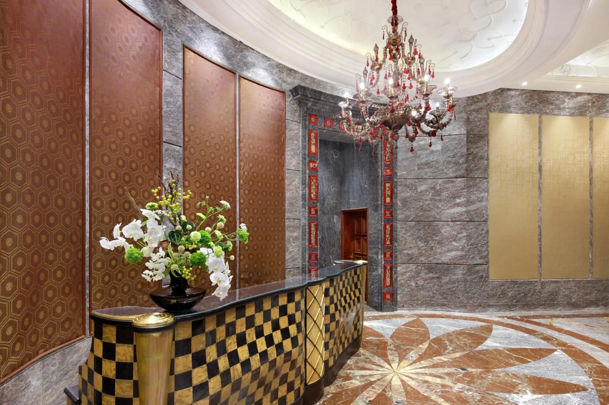 Lobby or reception in The Reverie Saigon Residential Suites