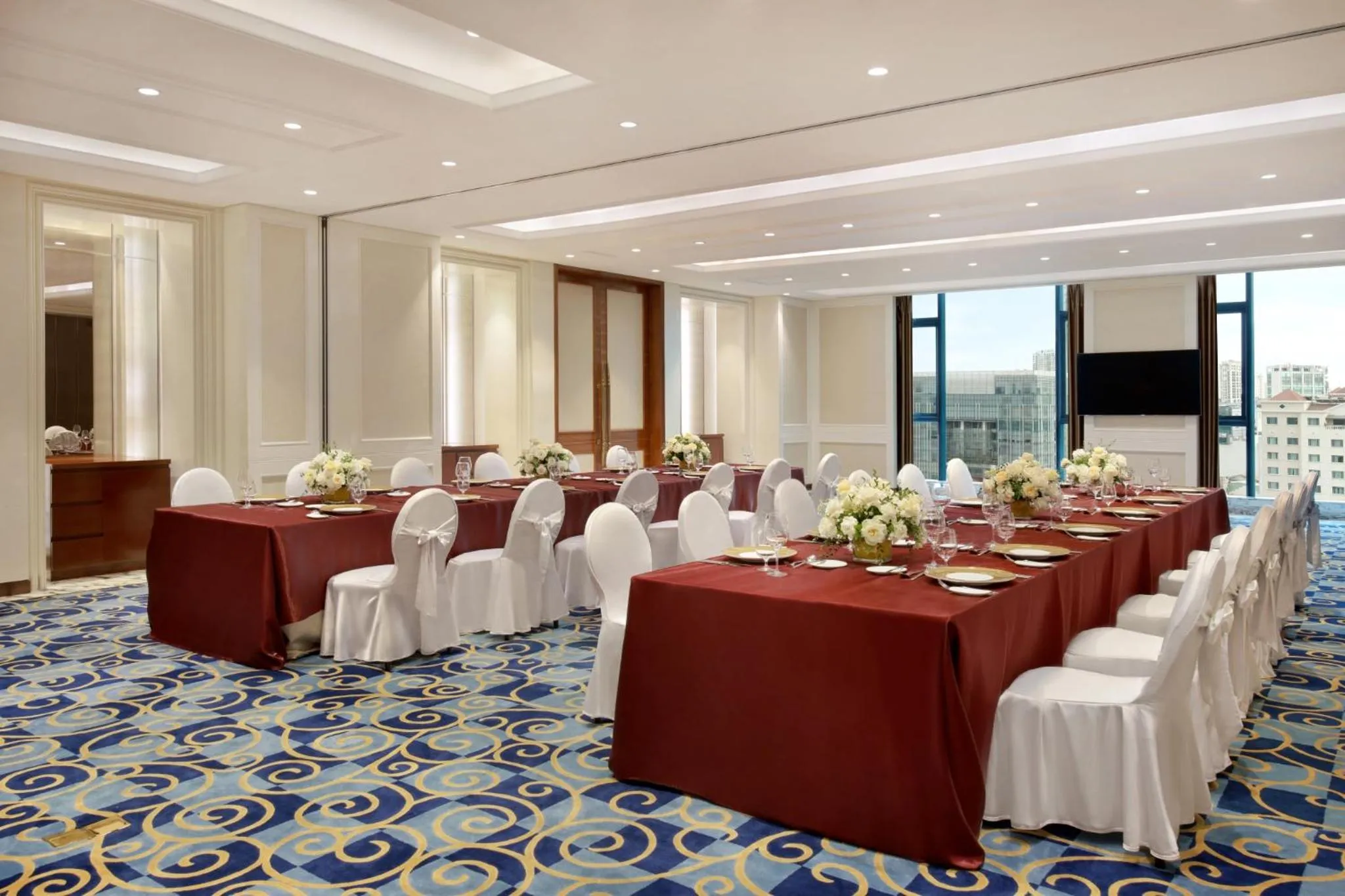 Meeting/conference room in The Reverie Saigon Residential Suites