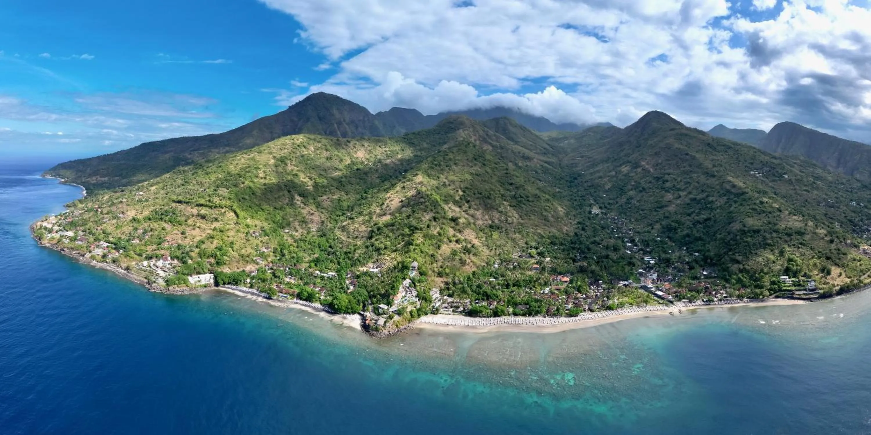 Bird's eye view in Palm Garden Amed Beach & Spa Resort Bali