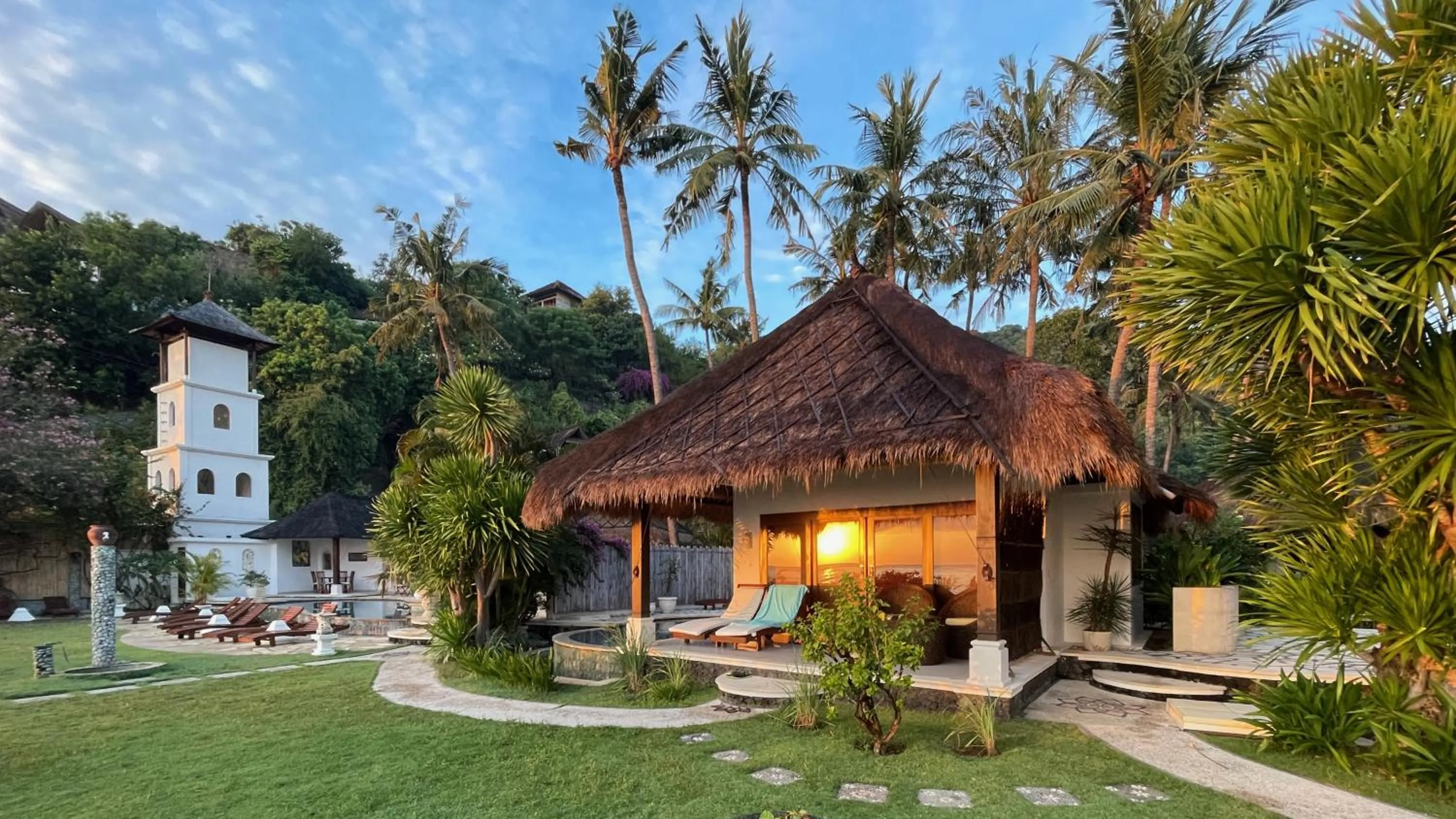 Property building in Palm Garden Amed Beach & Spa Resort Bali