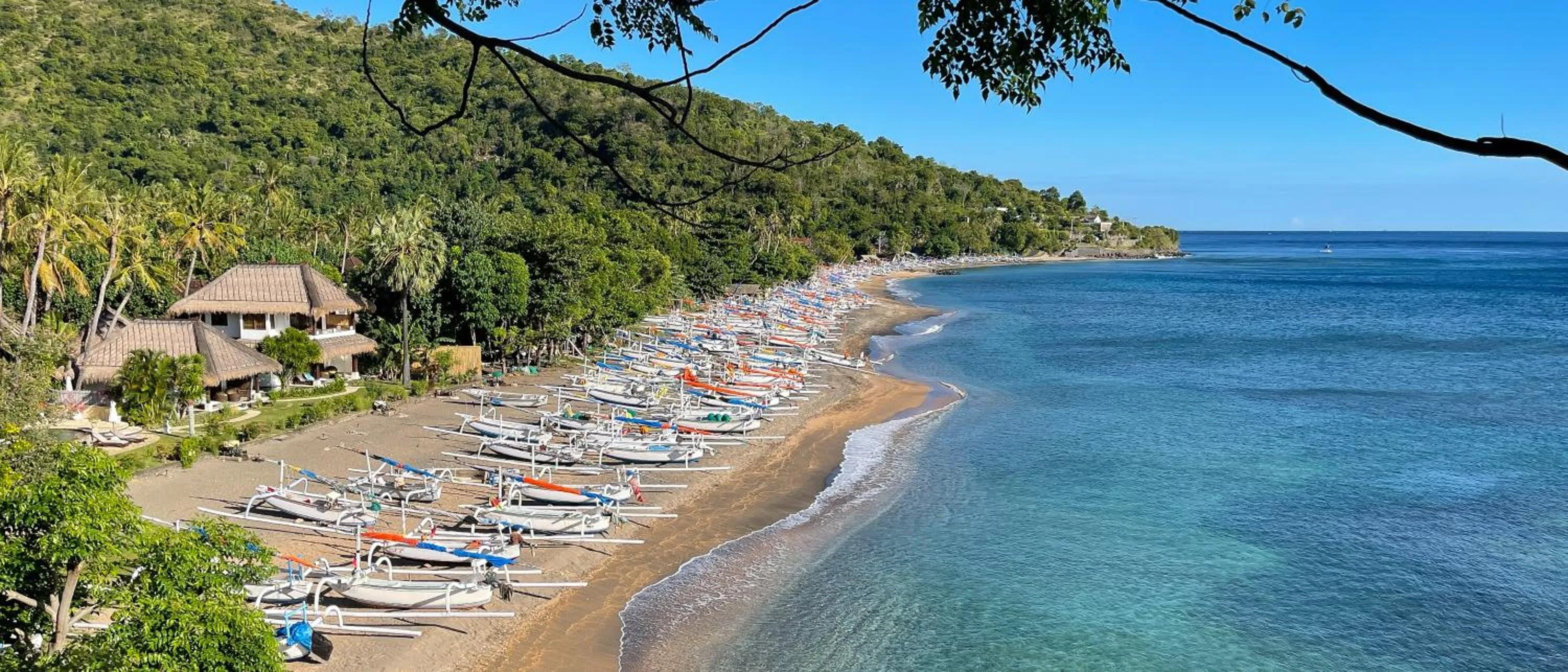 Beach in Palm Garden Amed Beach & Spa Resort Bali