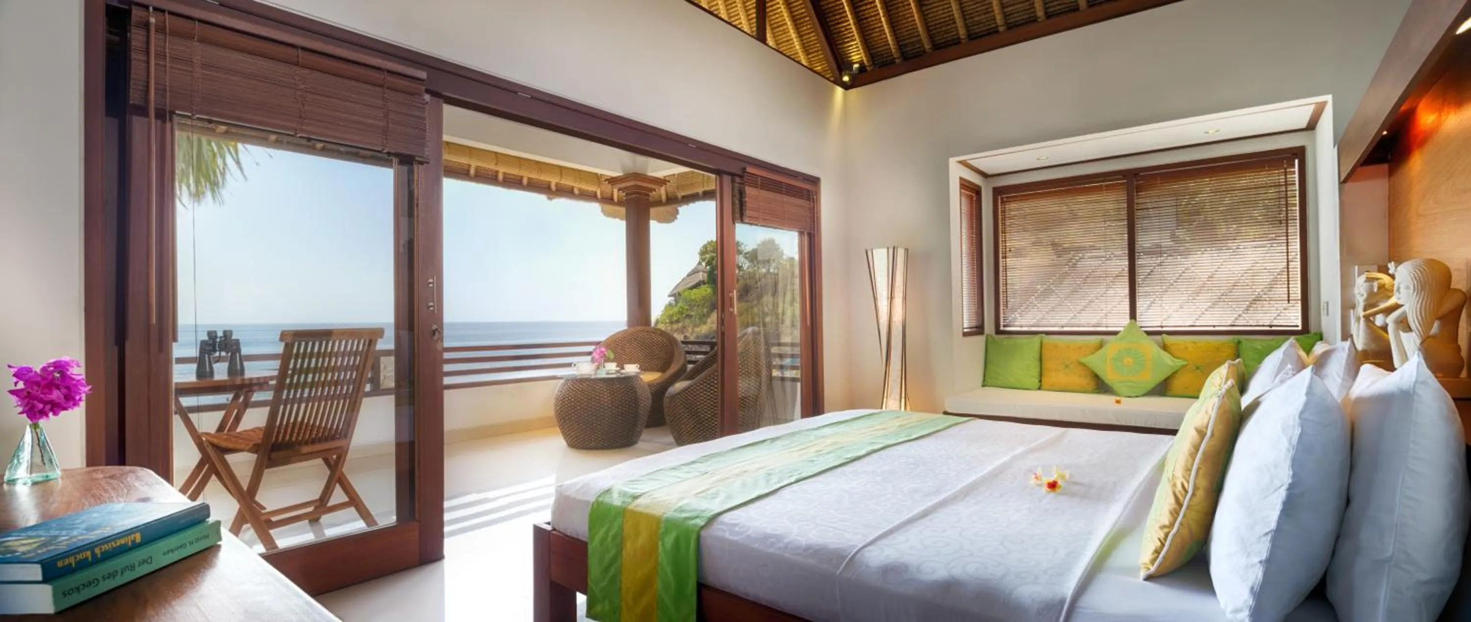 Photo of the whole room, Bed in Palm Garden Amed Beach & Spa Resort Bali