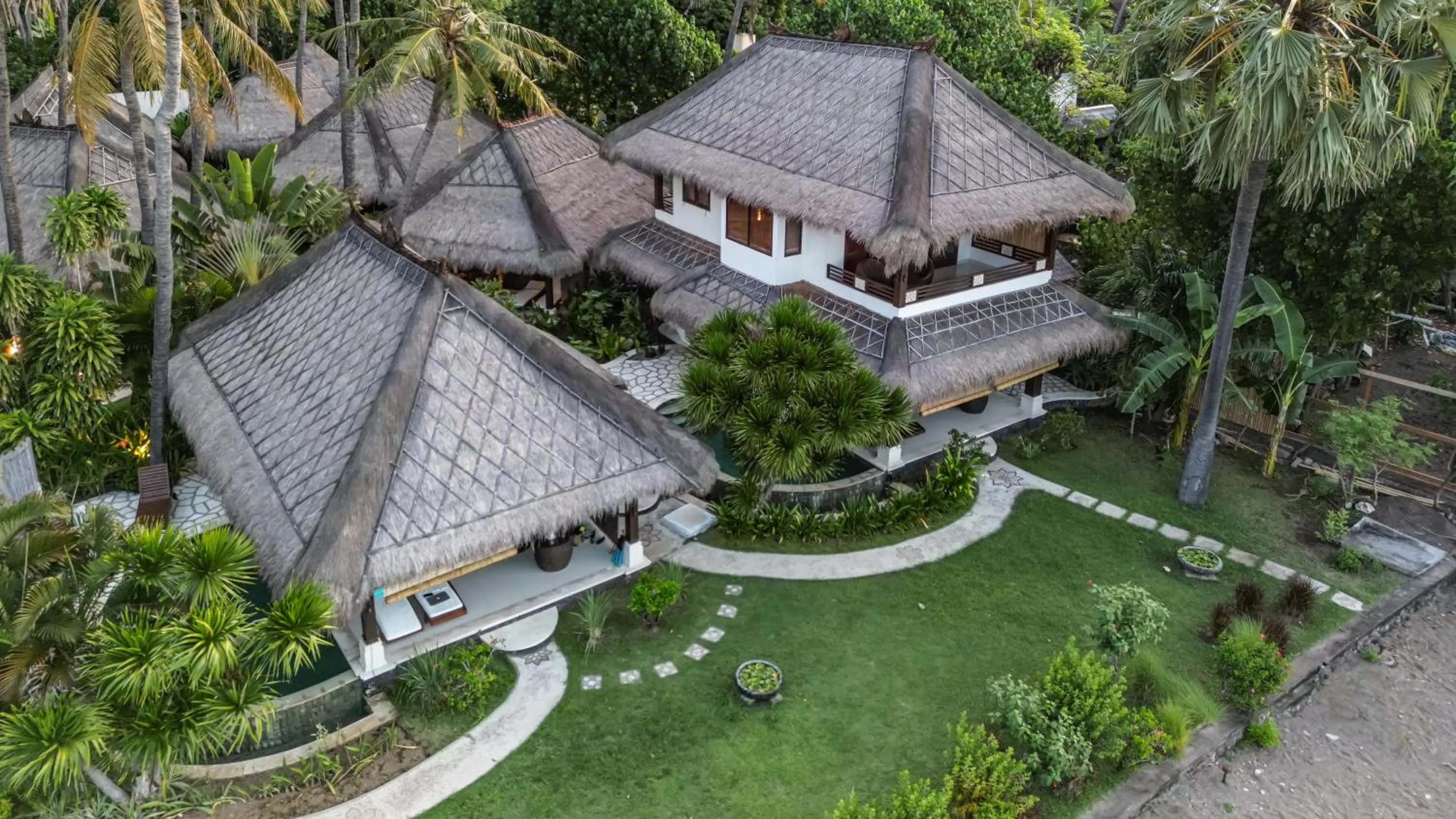 Property building in Palm Garden Amed Beach & Spa Resort Bali