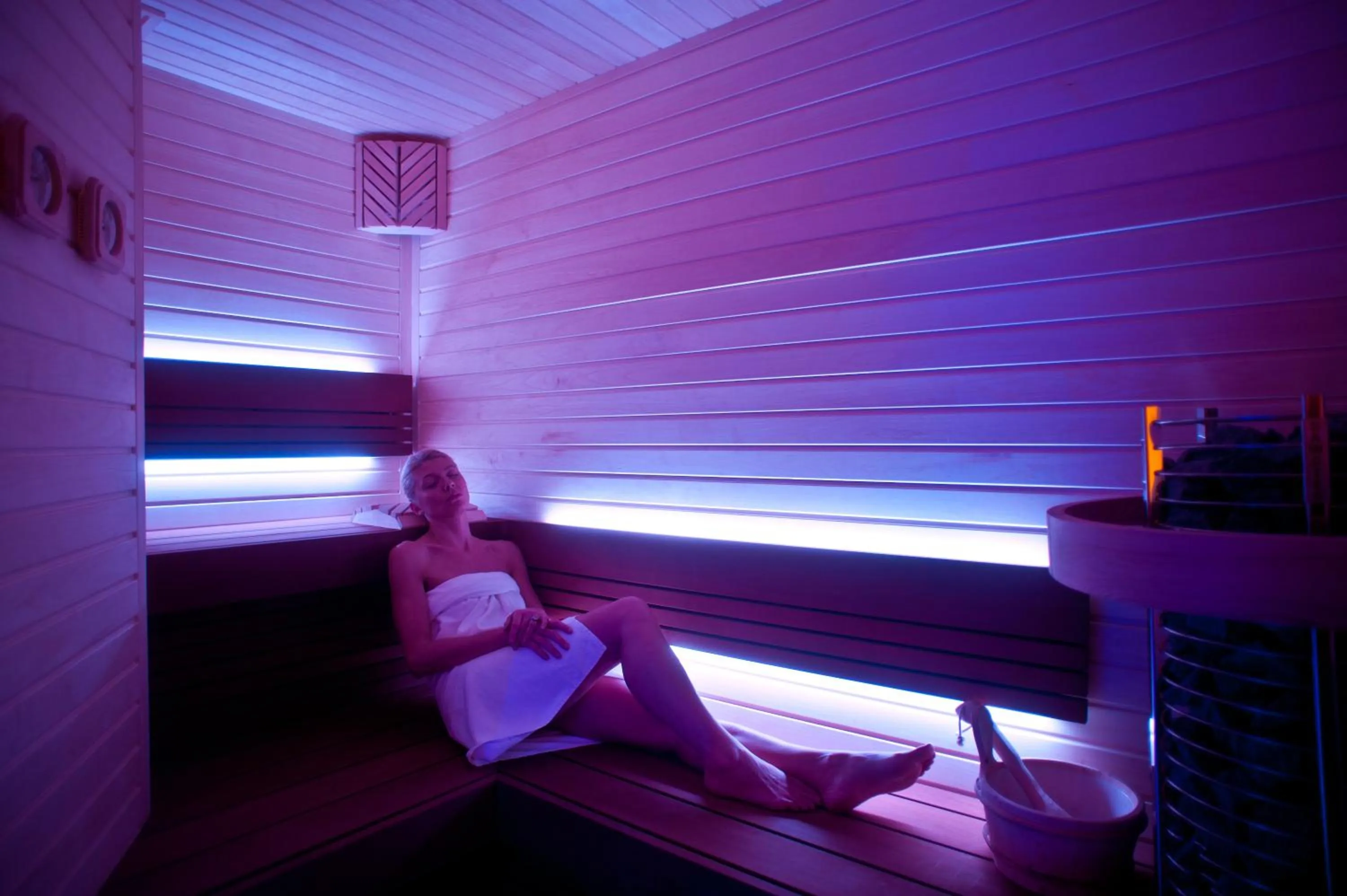 Sauna in Hotel Garnì Cristallo