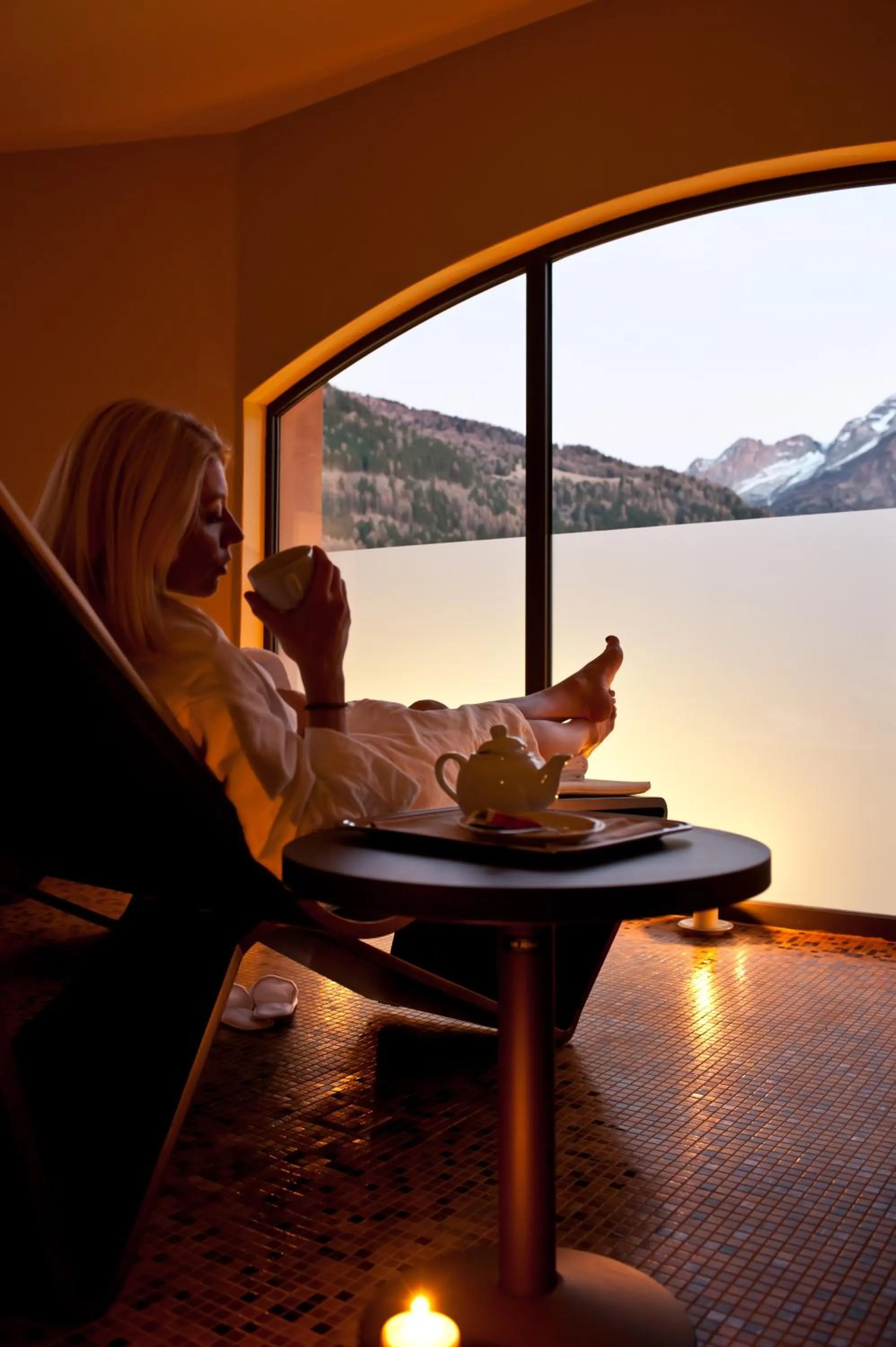 Solarium in Hotel Garnì Cristallo