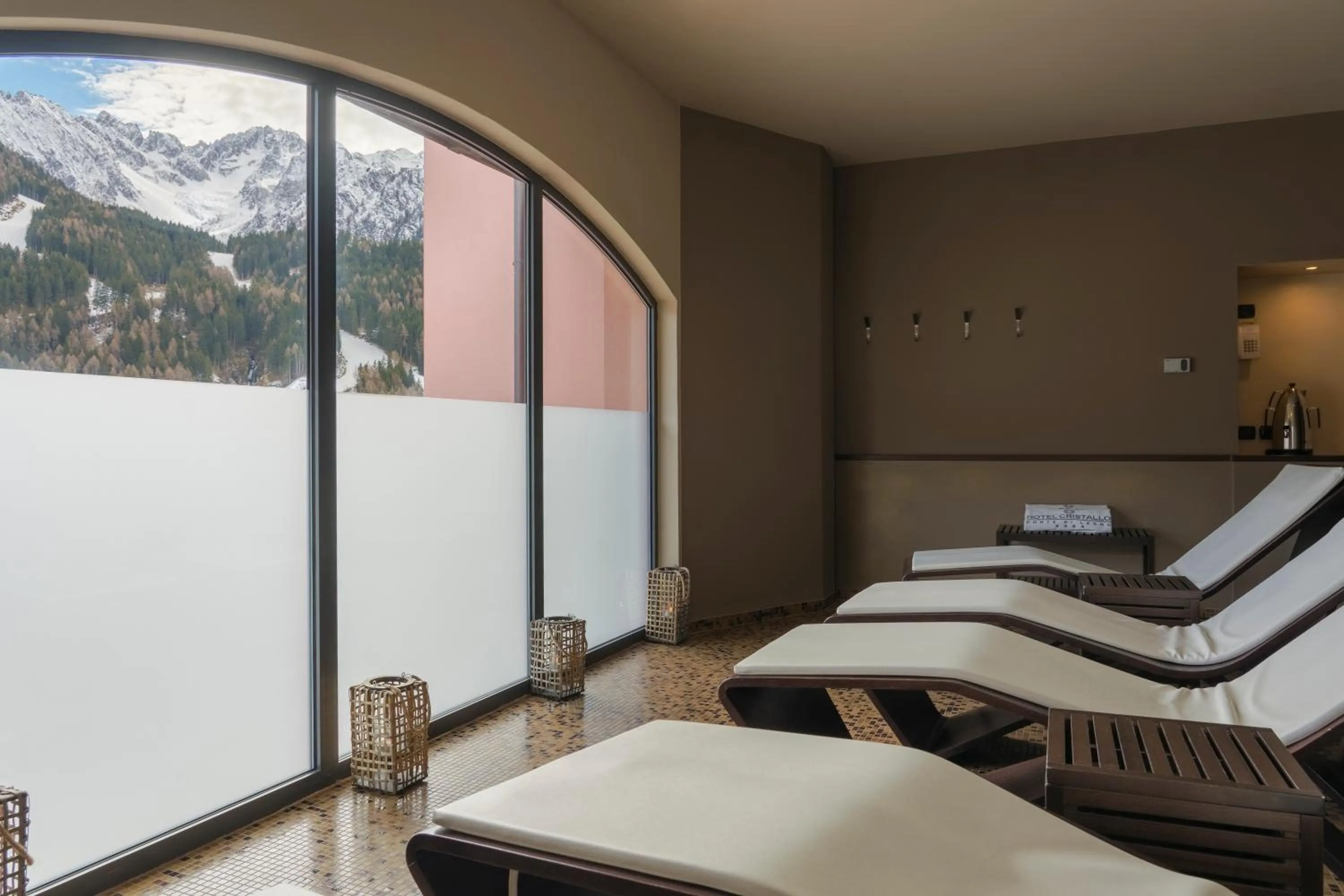 Spa and wellness centre/facilities in Hotel Garnì Cristallo