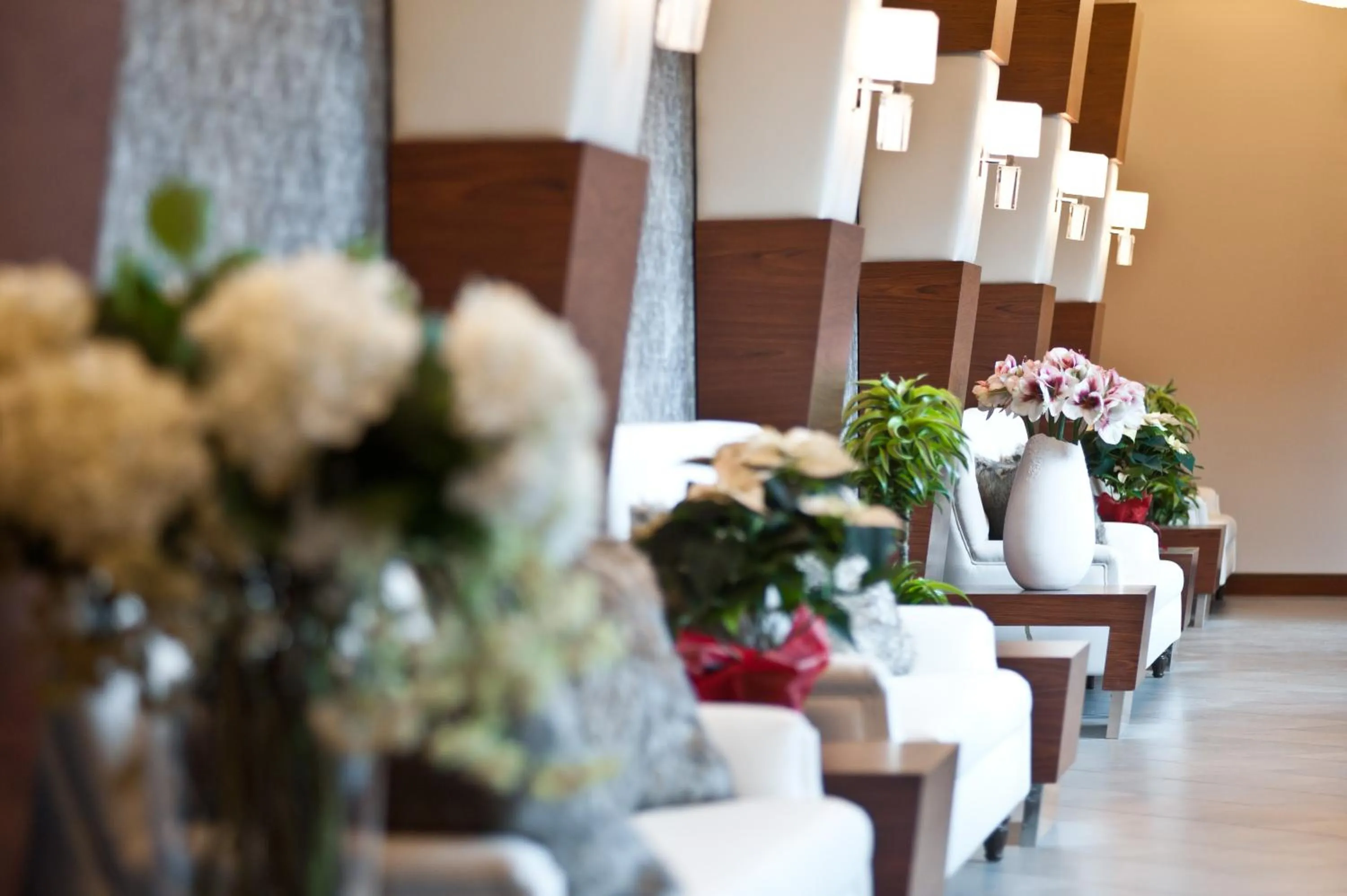 Lobby or reception in Hotel Garnì Cristallo