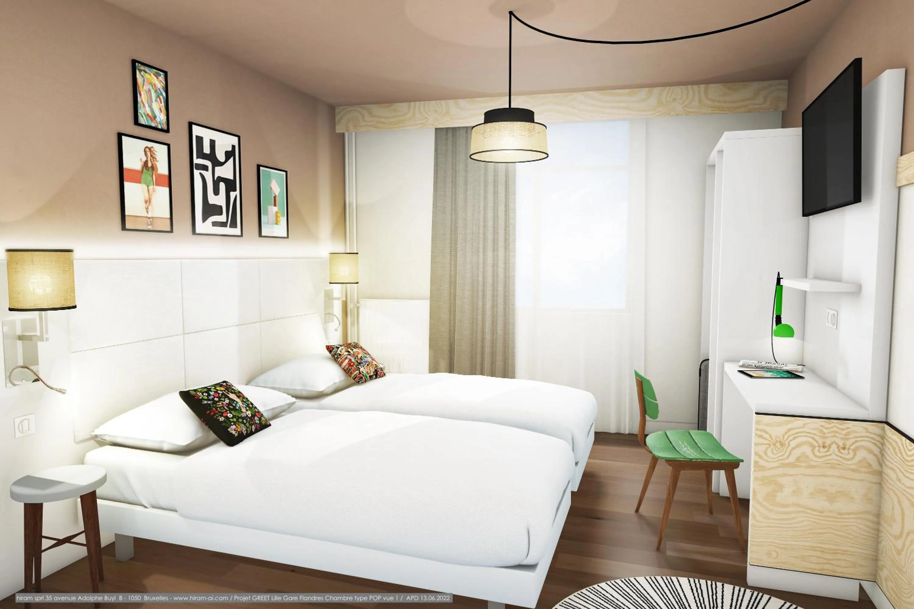 Bed in greet hotel Lille Gare Flandres - Groupe Accor