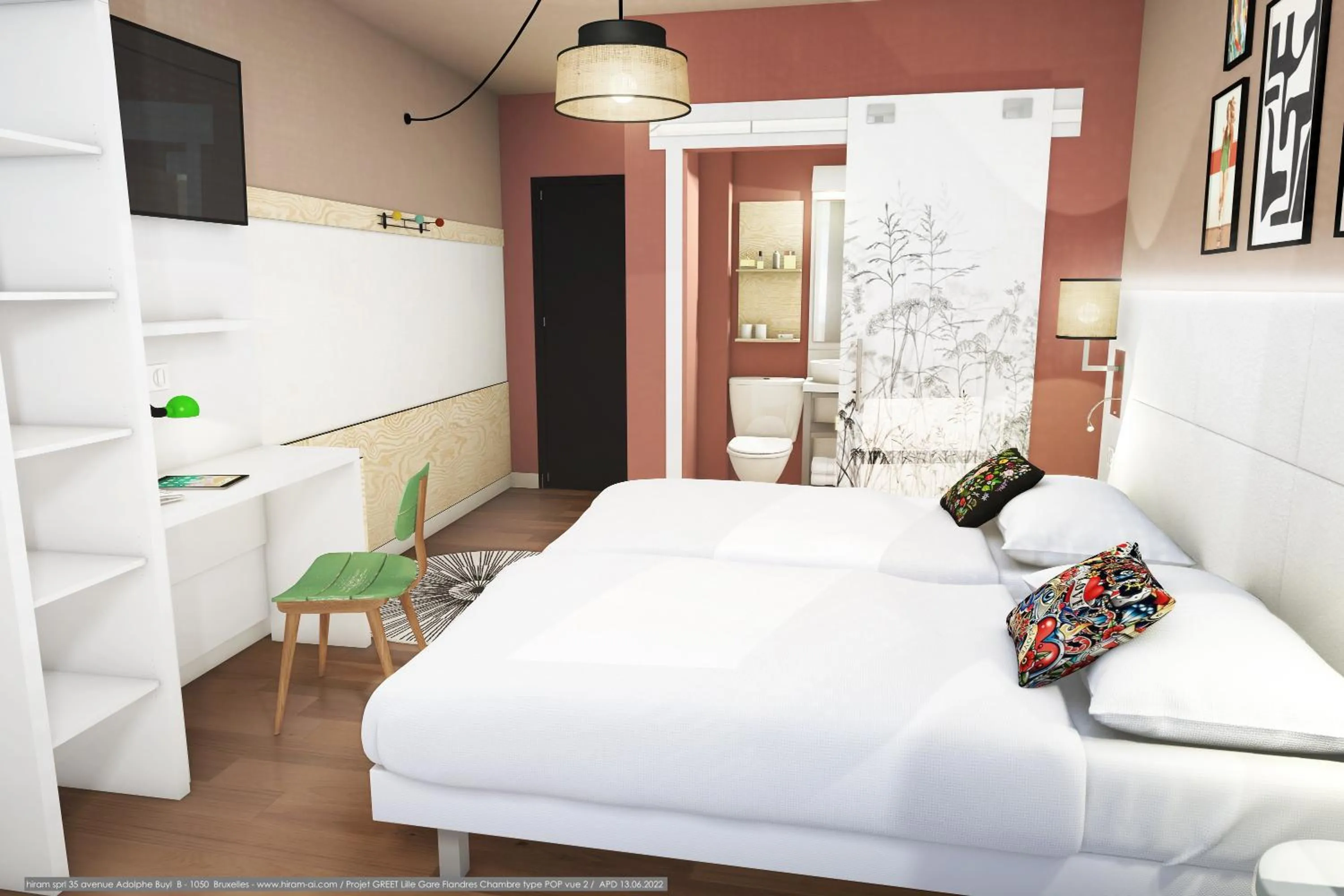 Bed in greet hotel Lille Gare Flandres - Groupe Accor