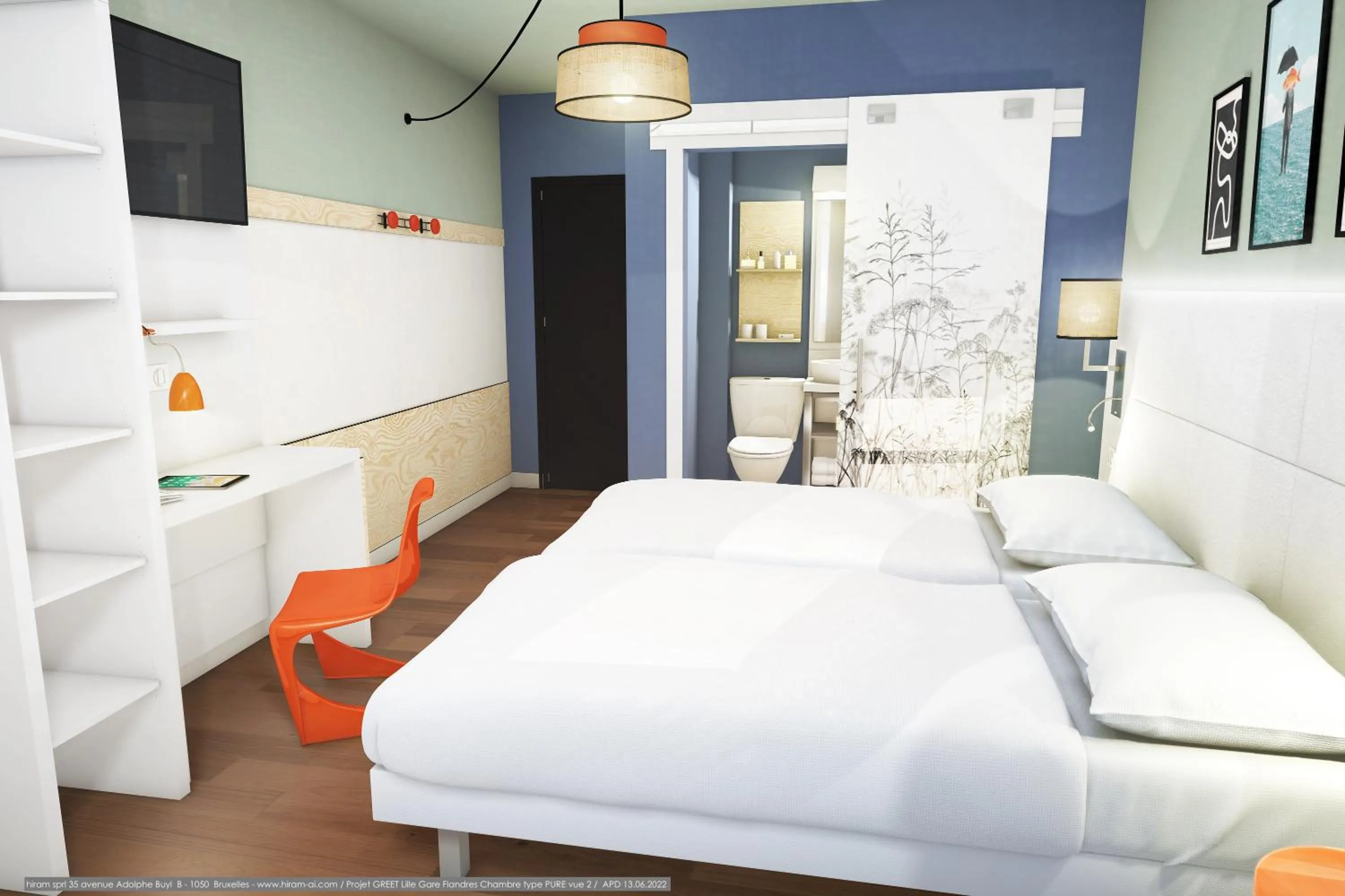 Bed in greet hotel Lille Gare Flandres - Groupe Accor