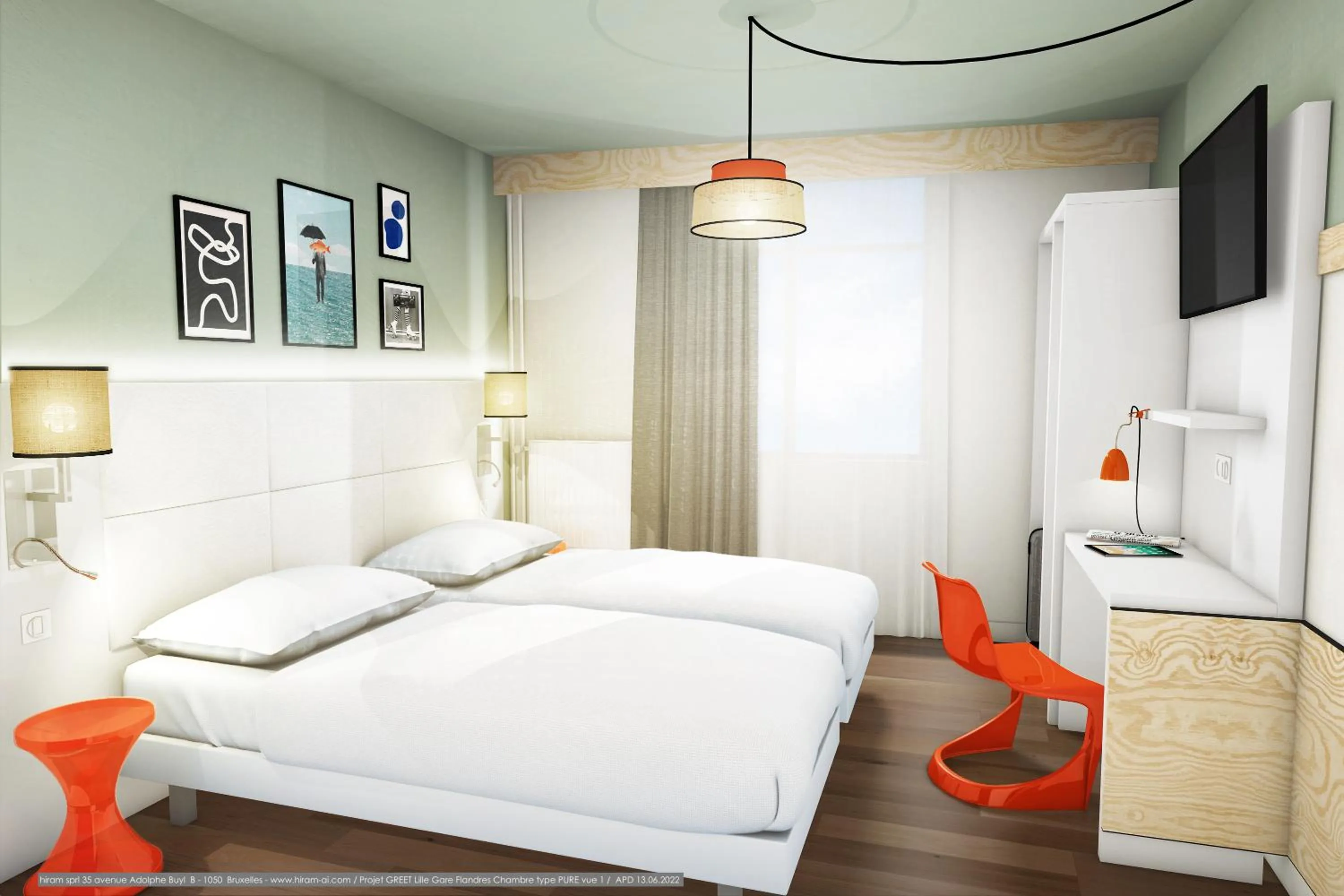 Bed in greet hotel Lille Gare Flandres - Groupe Accor