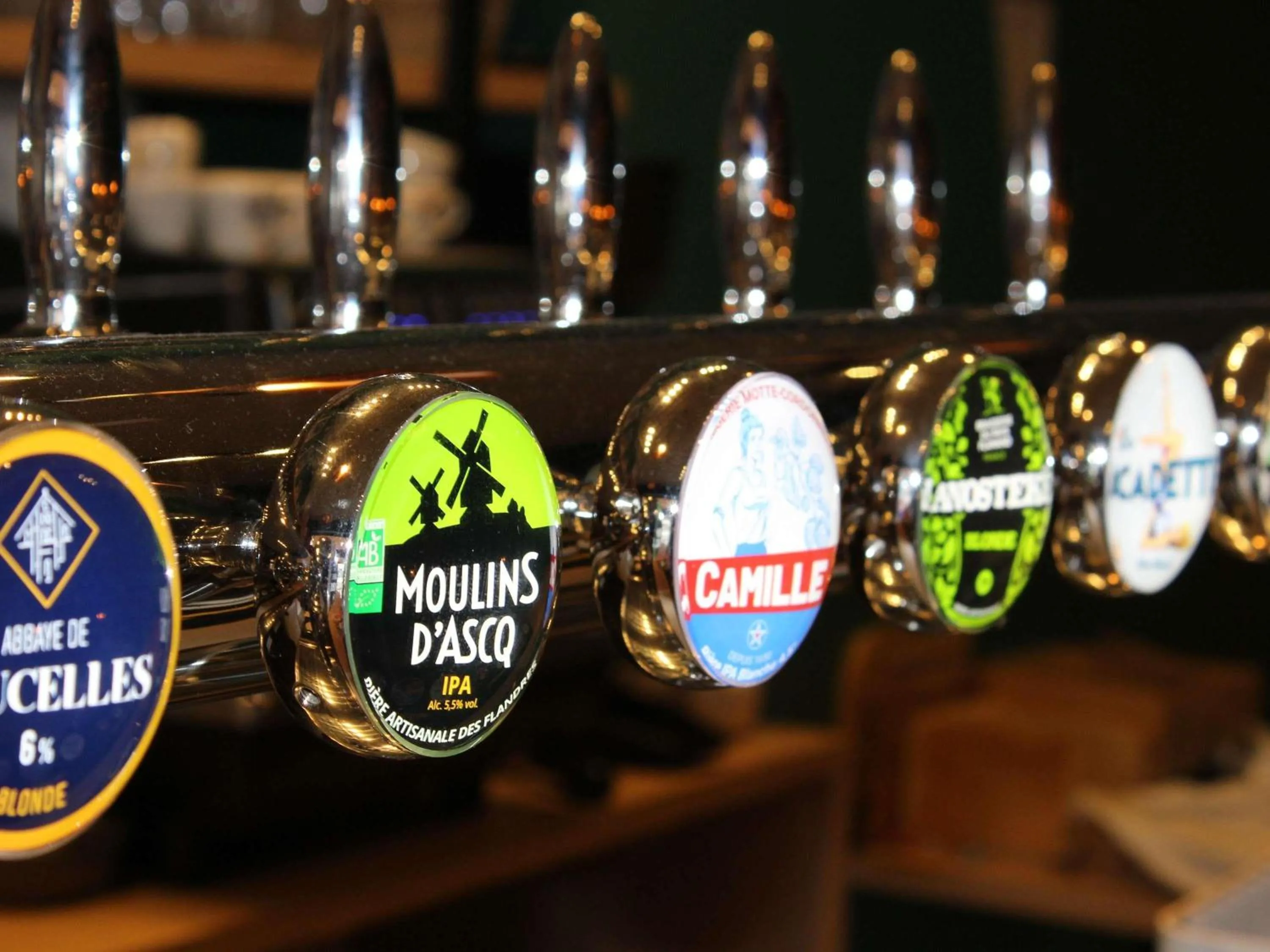 Lounge or bar in greet hotel Lille Gare Flandres - Groupe Accor