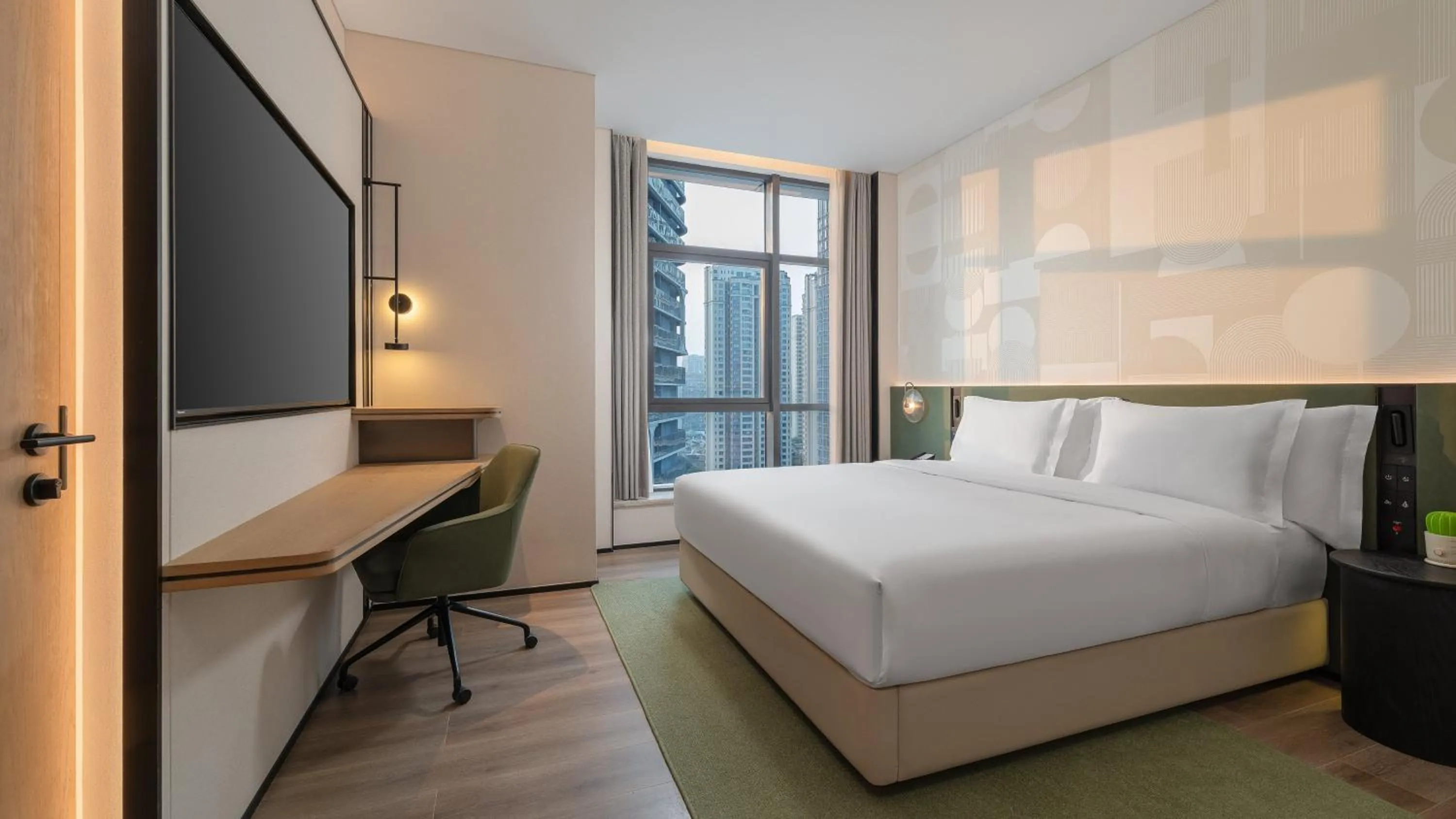 Standard King Room - Disability Access in EVEN Hotel Chengdu Phoenix Mountain by IHG
