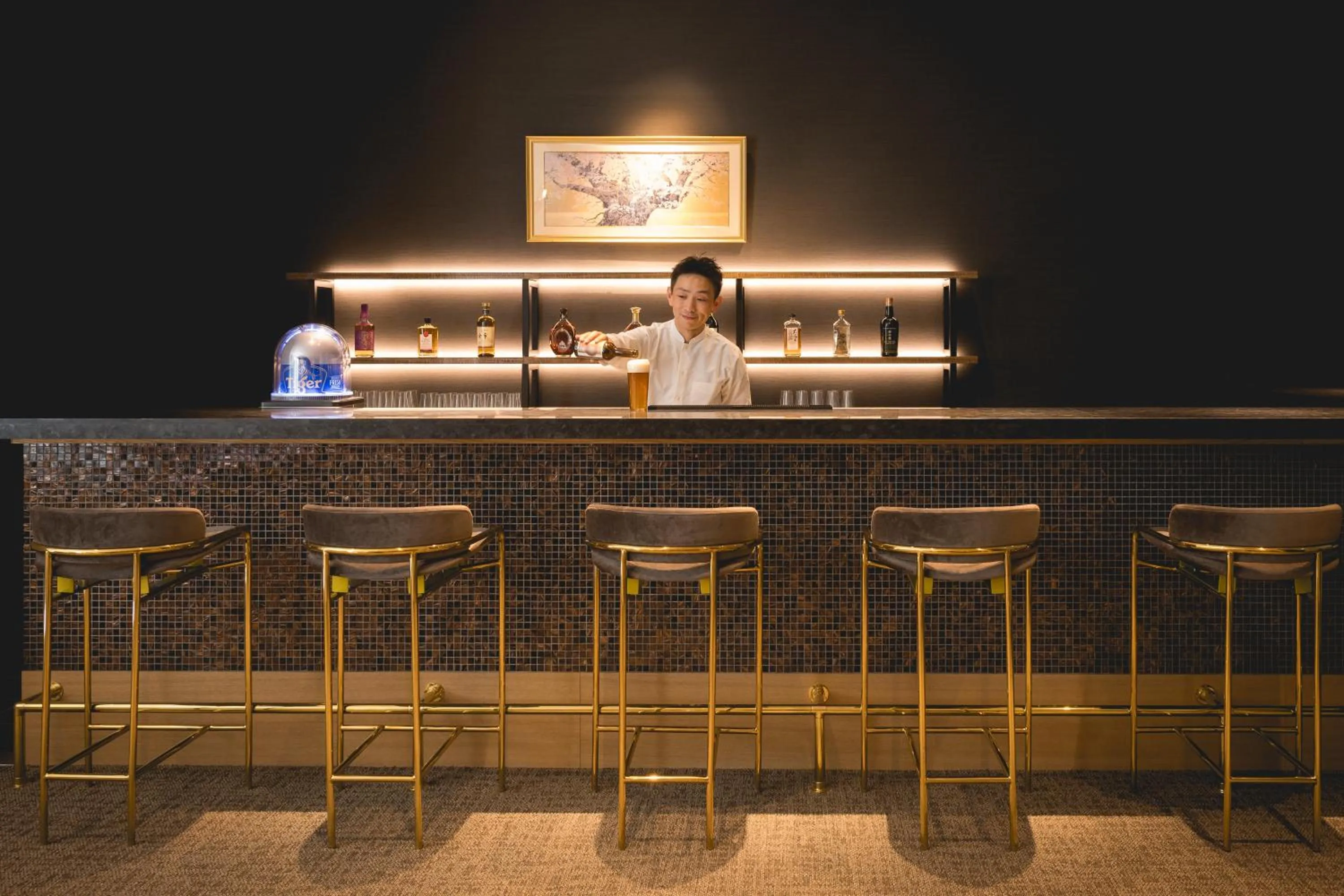 Lounge or bar in Noku Kyoto