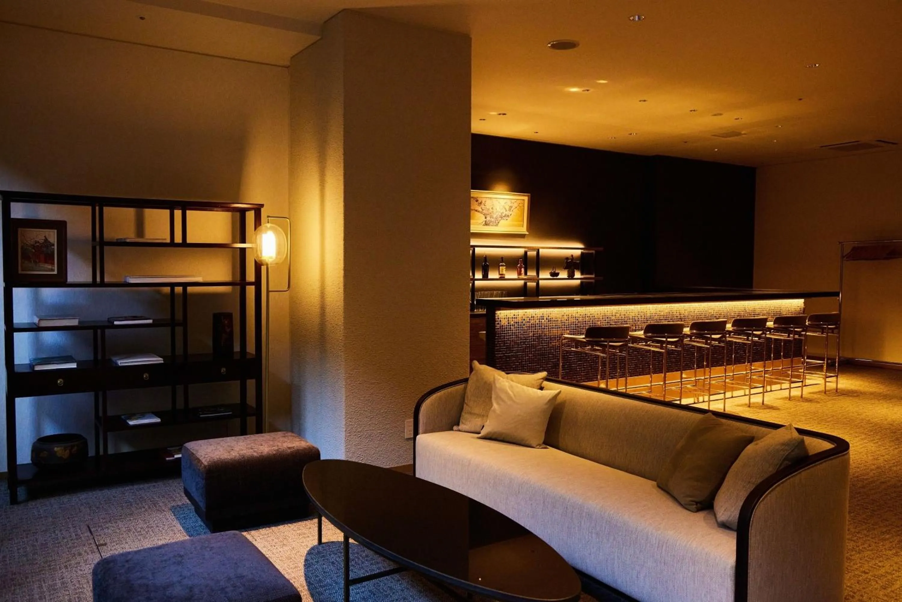Lounge or bar in Noku Kyoto
