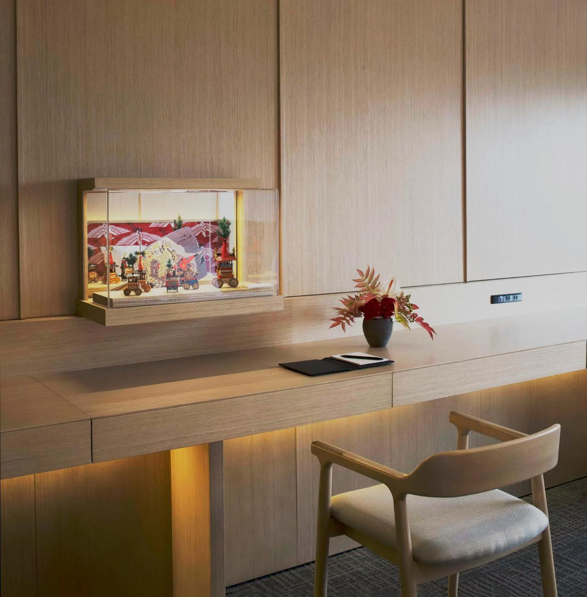 Seating area in Noku Kyoto