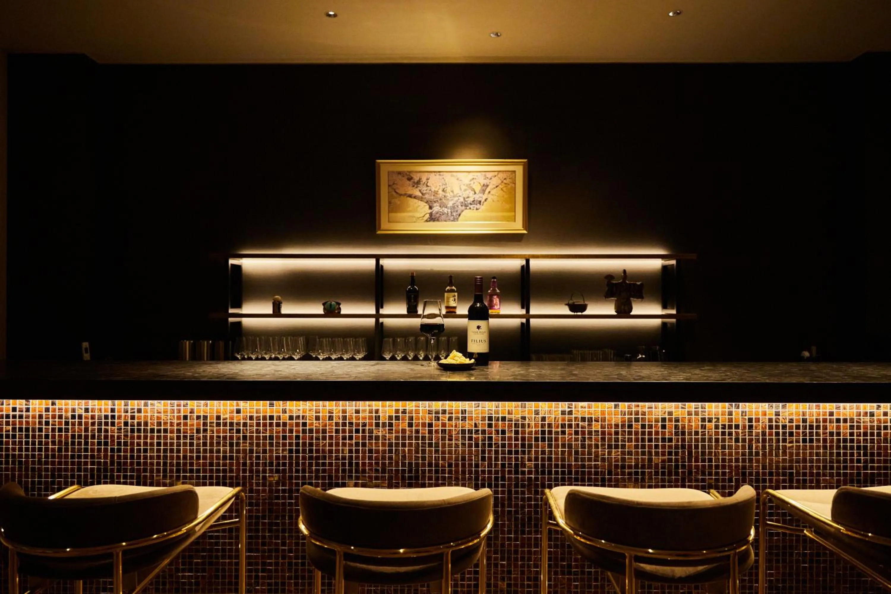 Lounge or bar in Noku Kyoto