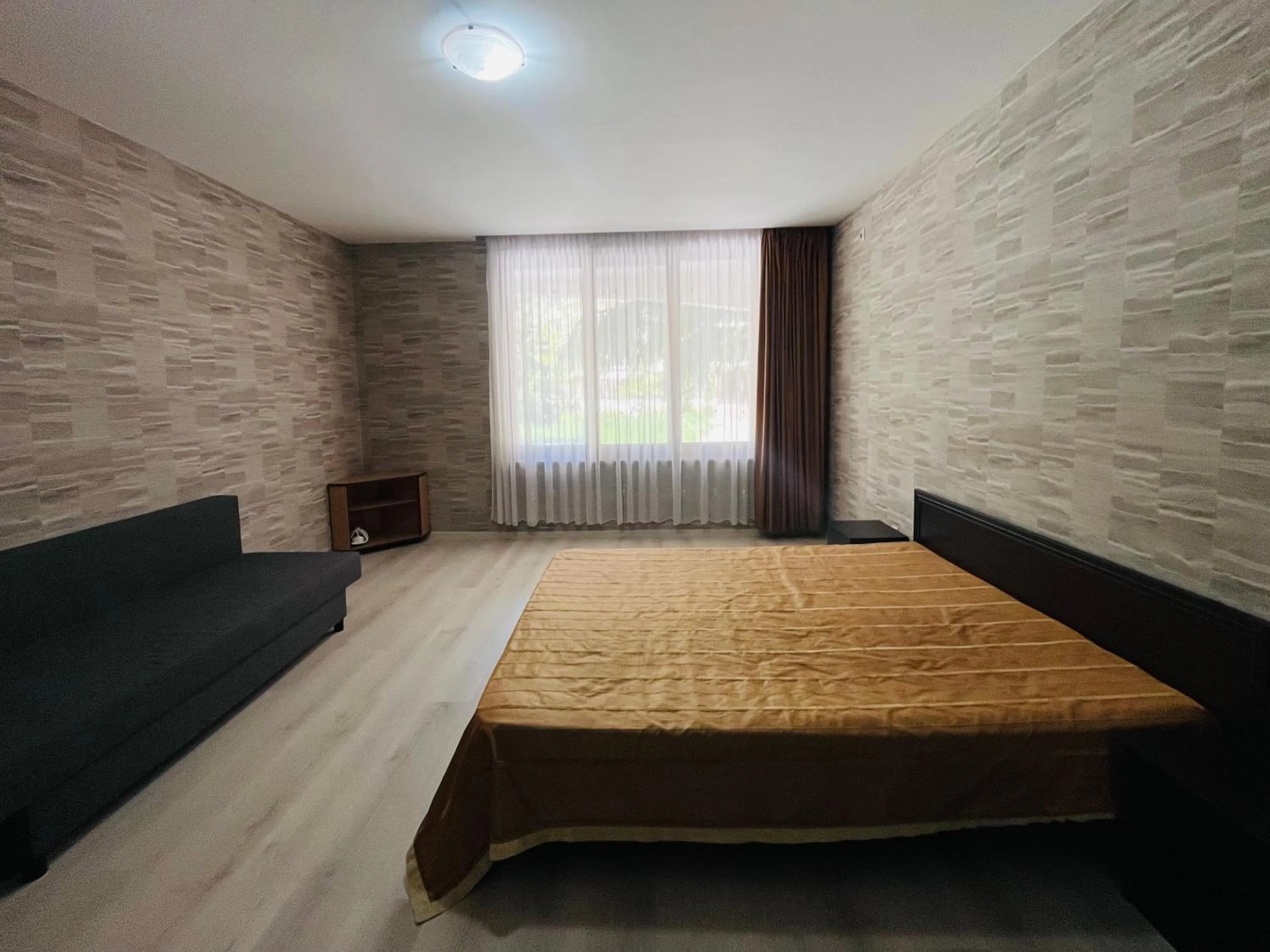 Bed in Sea View Rental Iglika Apartments