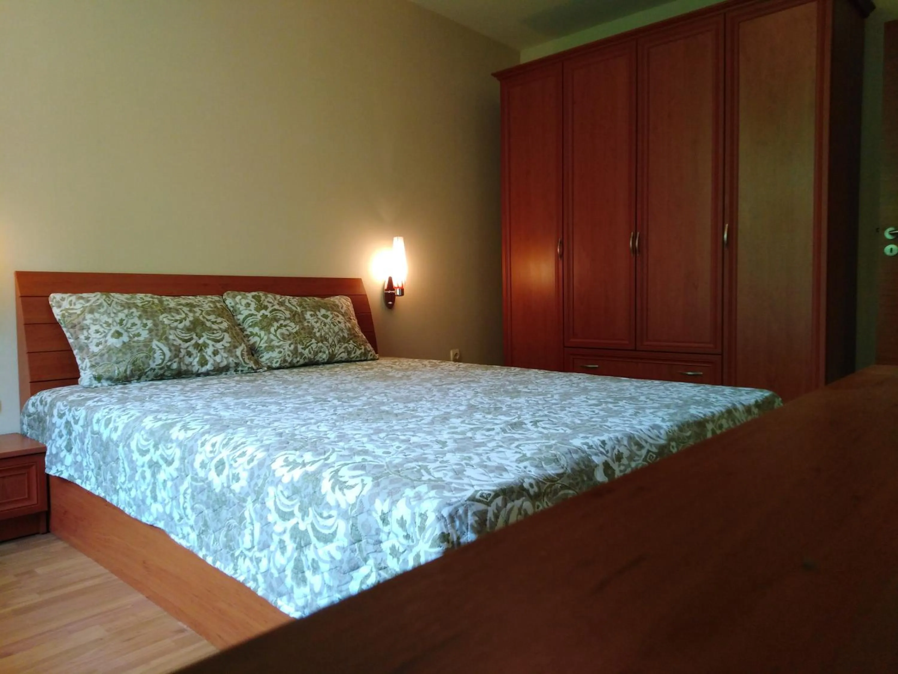 Bed in Sea View Rental Iglika Apartments