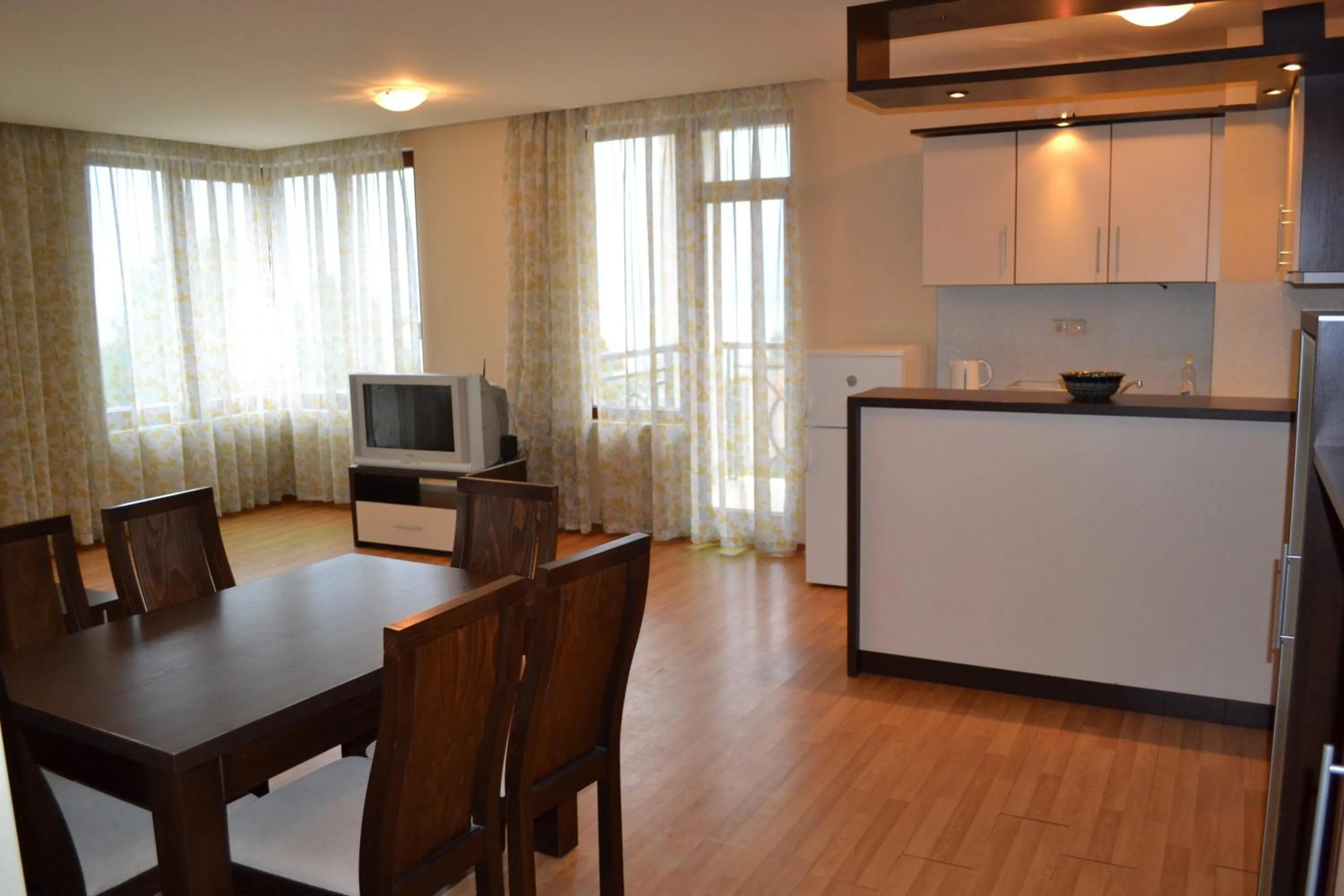 Kitchen or kitchenette in Sea View Rental Iglika Apartments