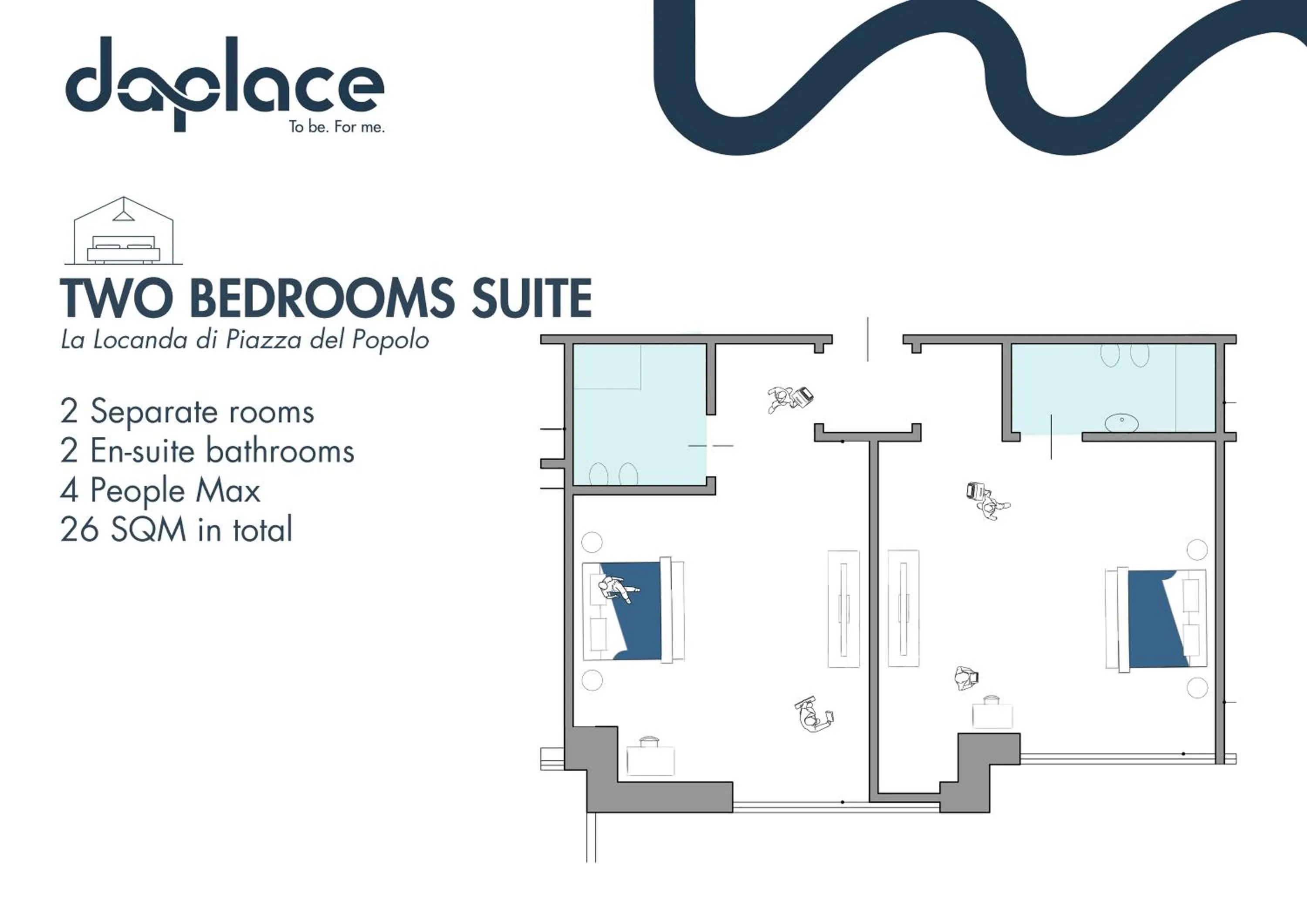 Floor plan in La Locanda di Piazza del Popolo