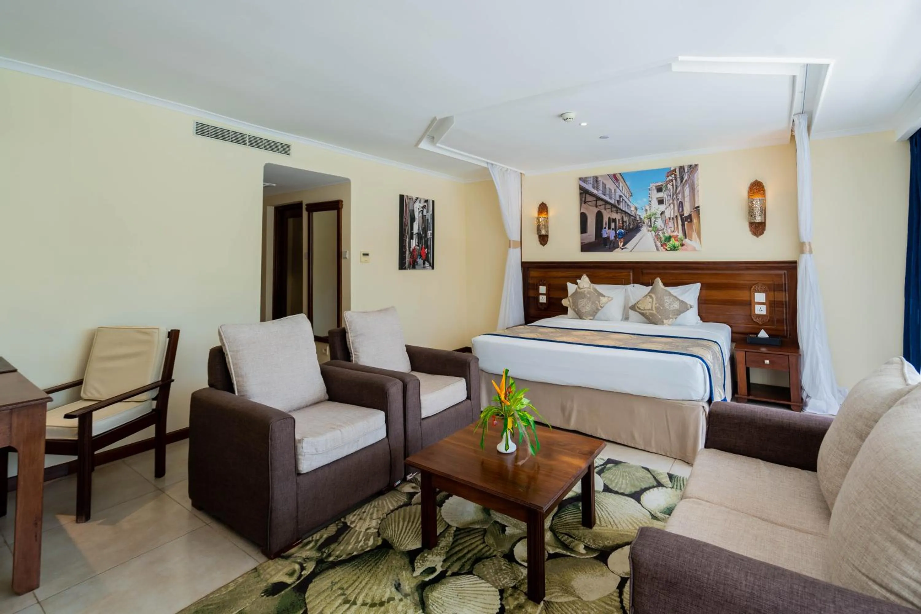 Bed in PrideInn Paradise Beach Resort & Spa Mombasa