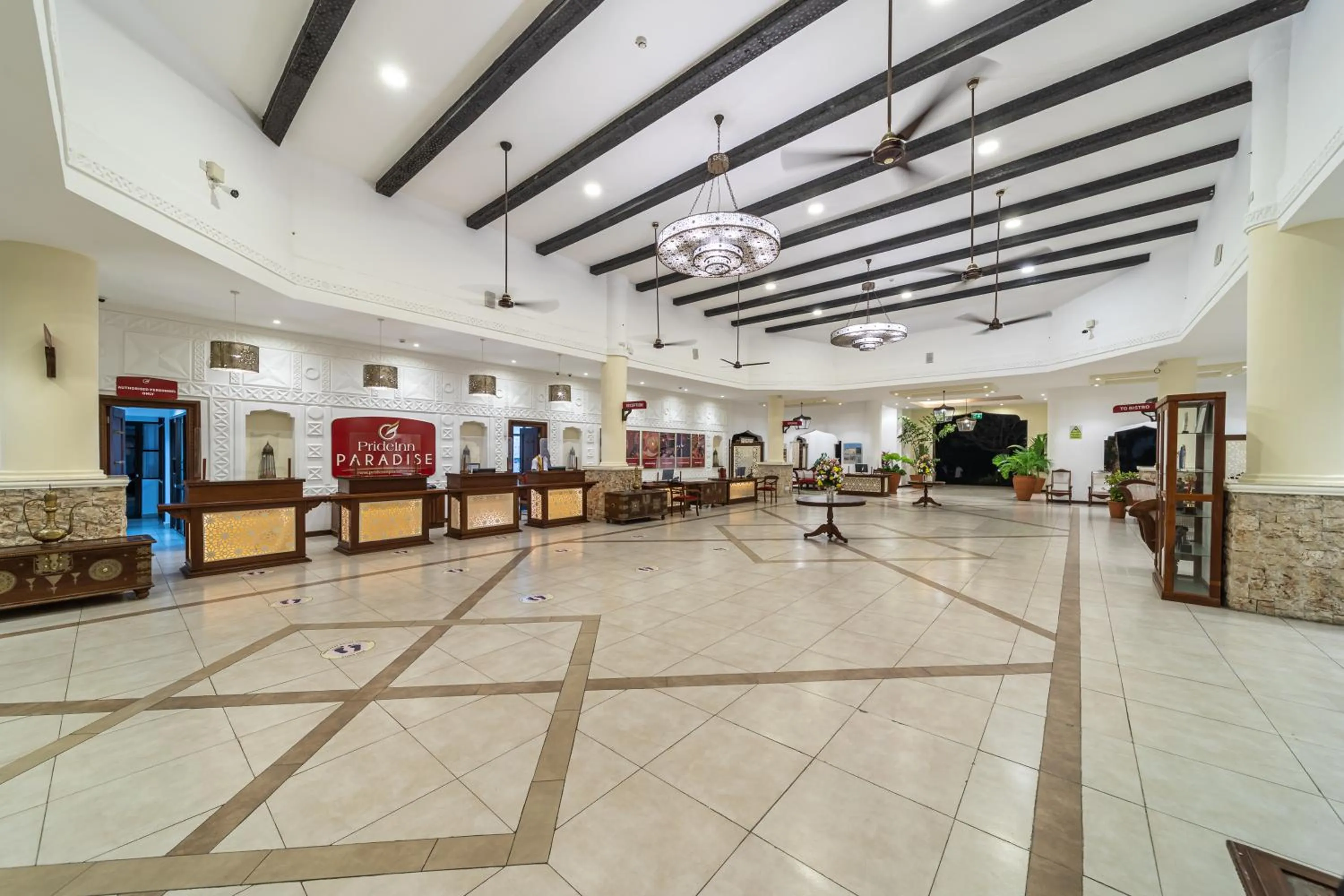 Lobby or reception in PrideInn Paradise Beach Resort & Spa Mombasa