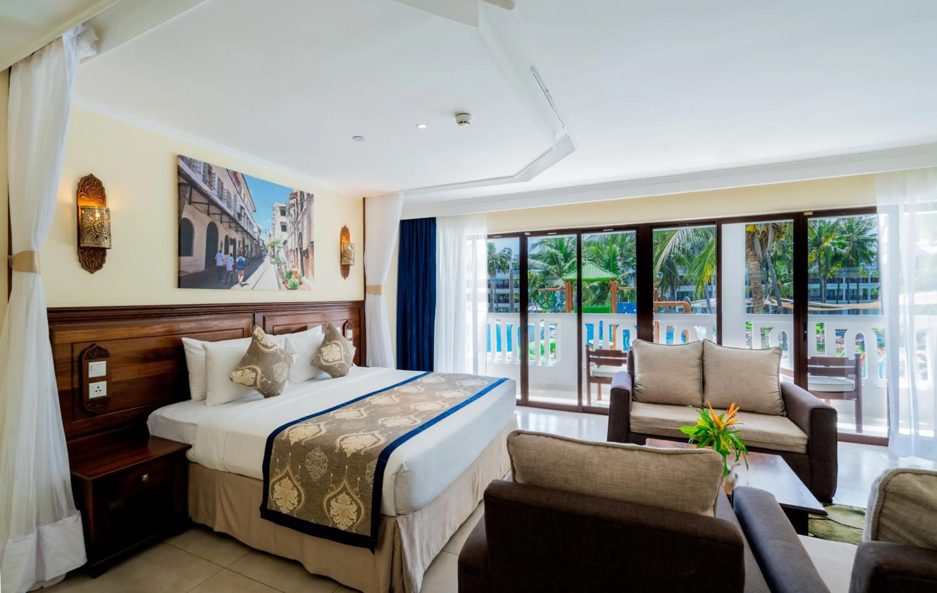 Bedroom, Bed in PrideInn Paradise Beach Resort & Spa Mombasa