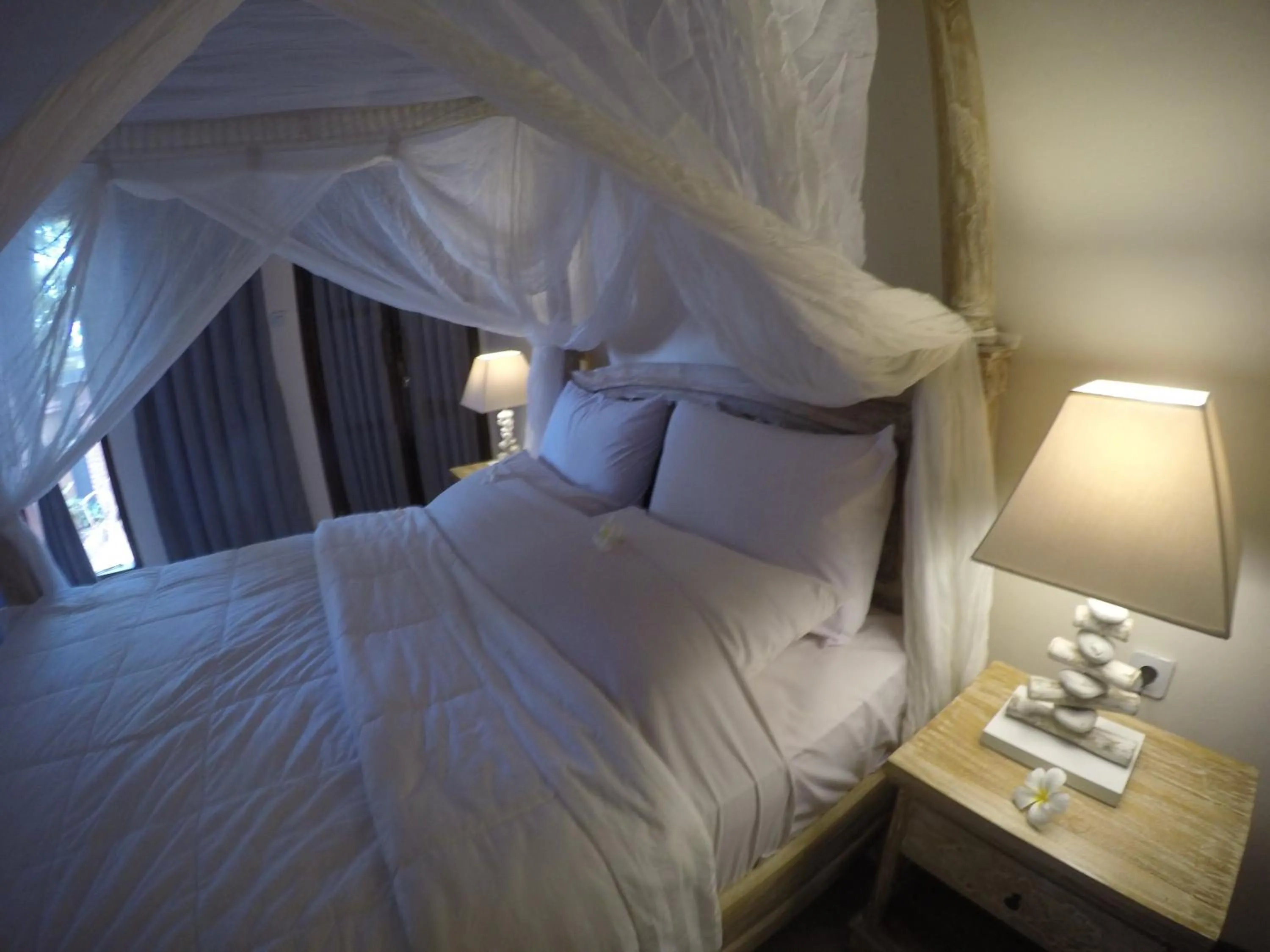 Bed in Joglo On The Beach