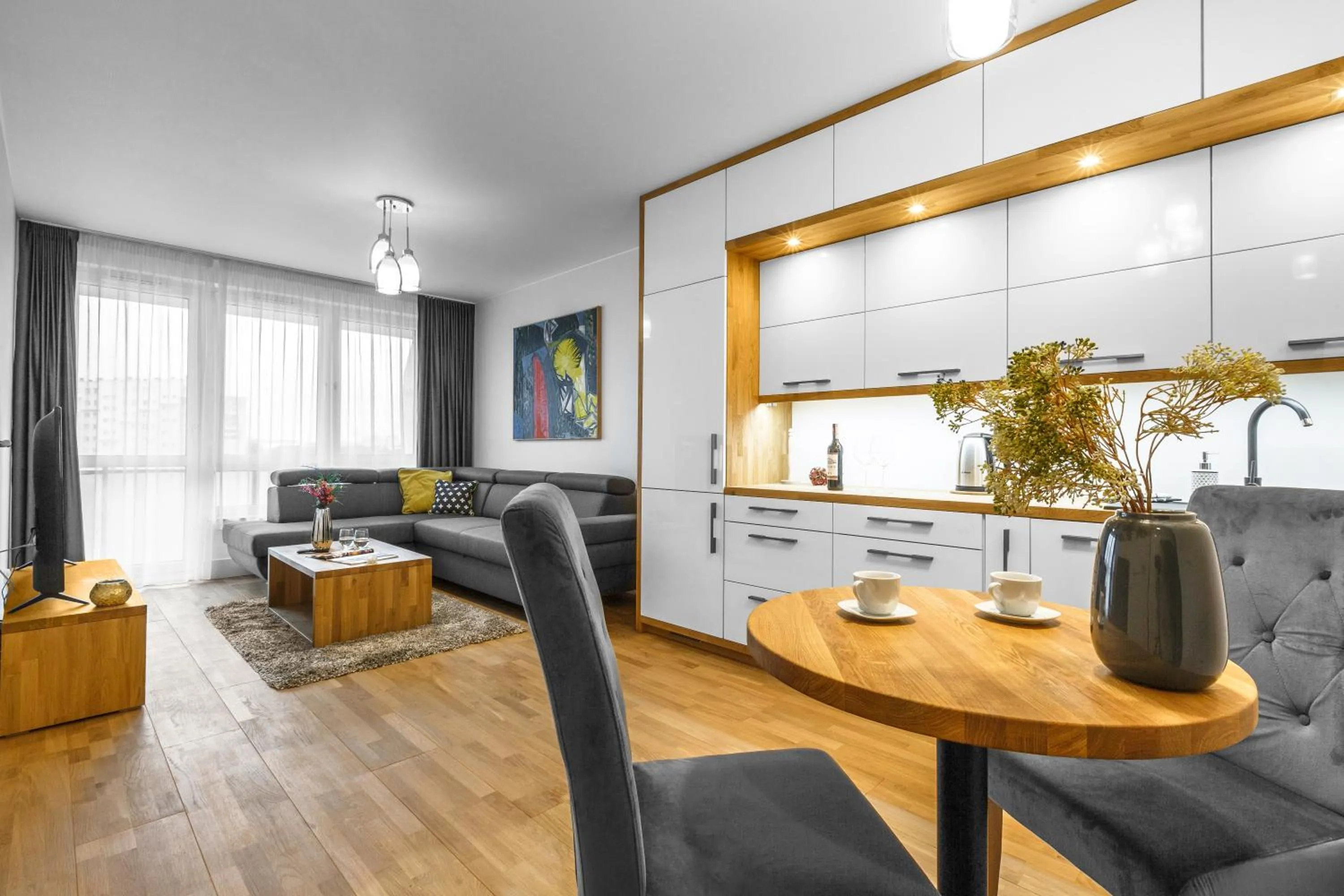 Kitchen or kitchenette in Emihouse CityVibe Apartments