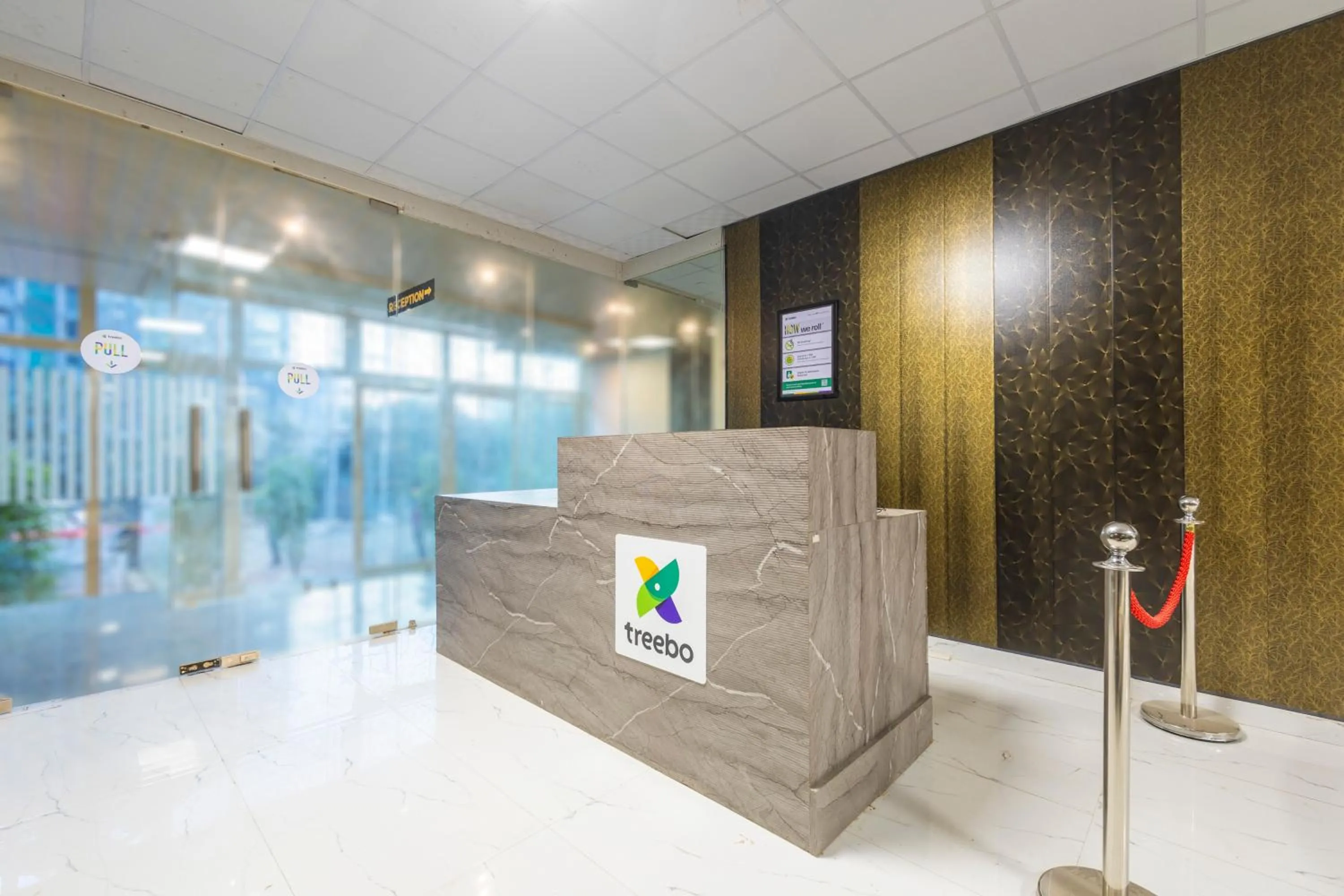 Lobby or reception in Treebo Accent Park Hotel And Banquet
