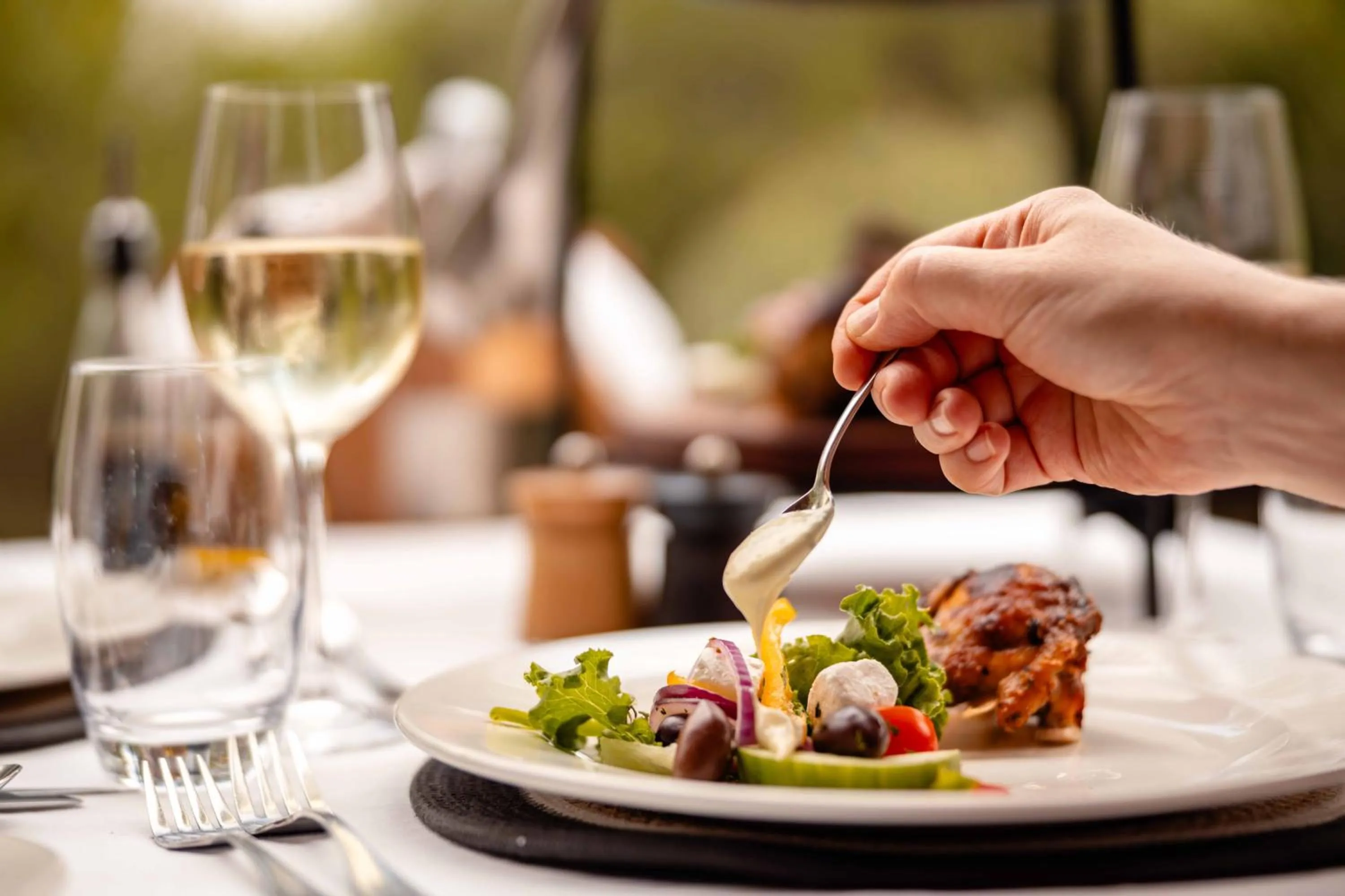 Food close-up in Kapama Southern Camp