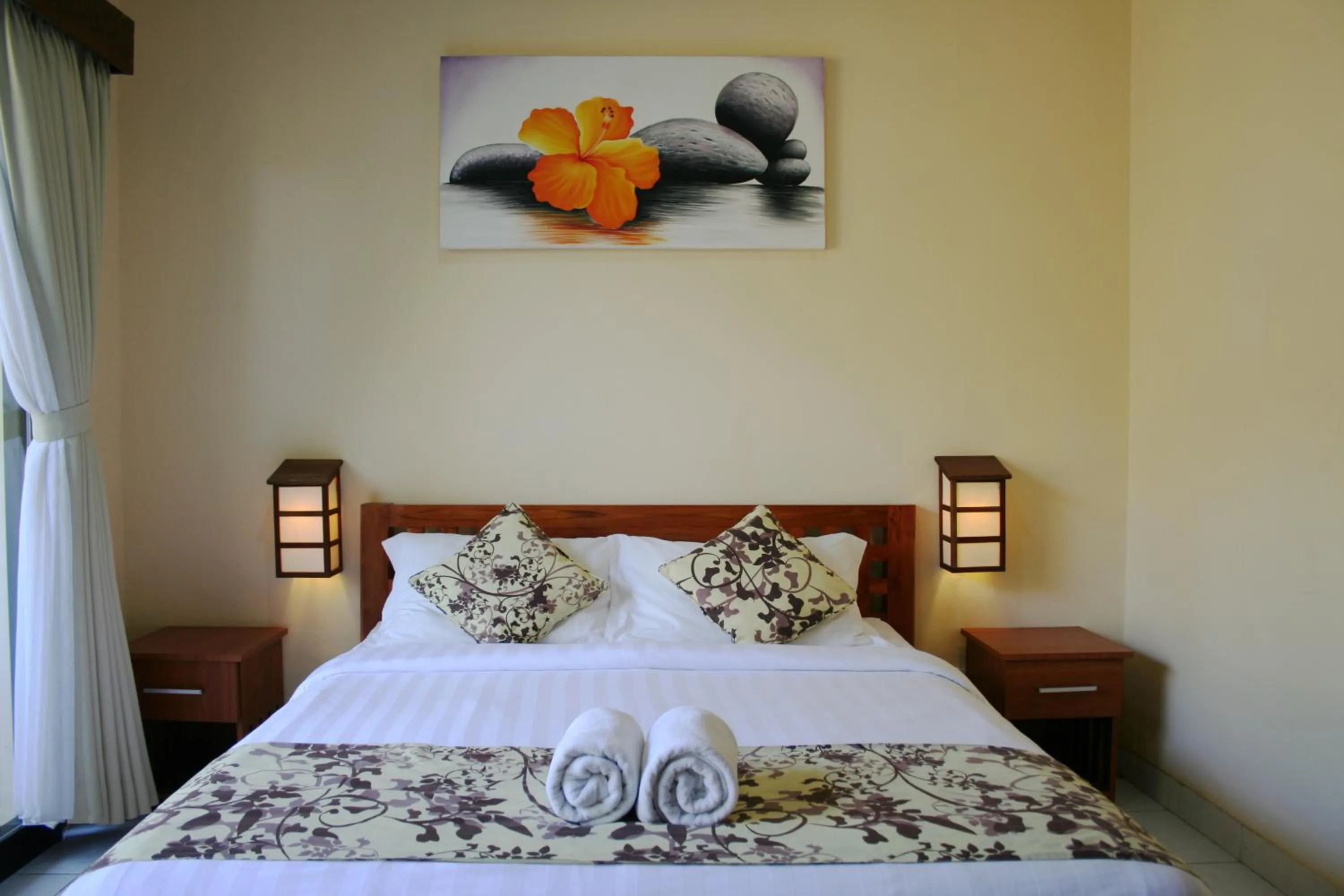 Bed in Betesda Guest House