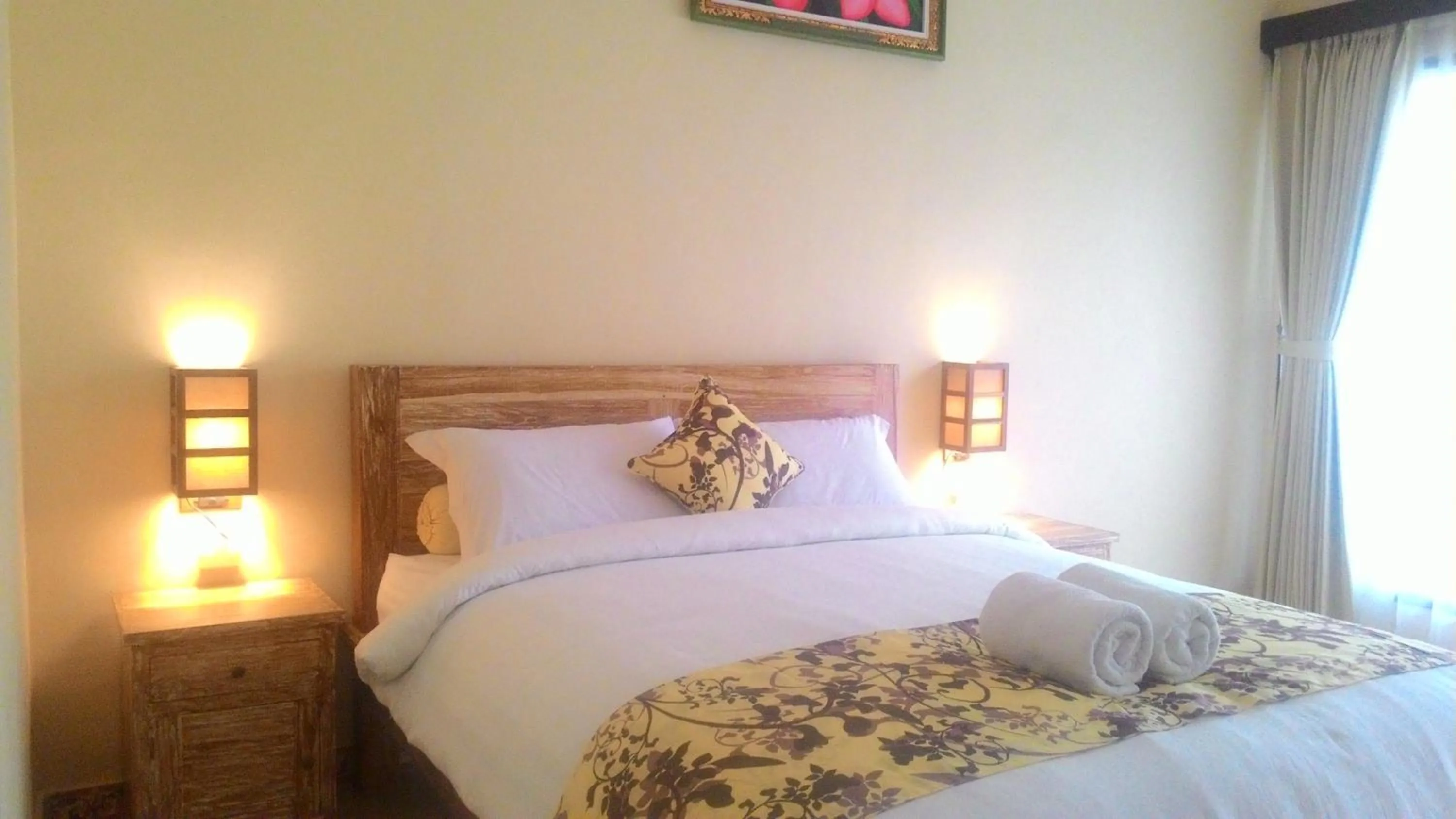 Bed in Betesda Guest House