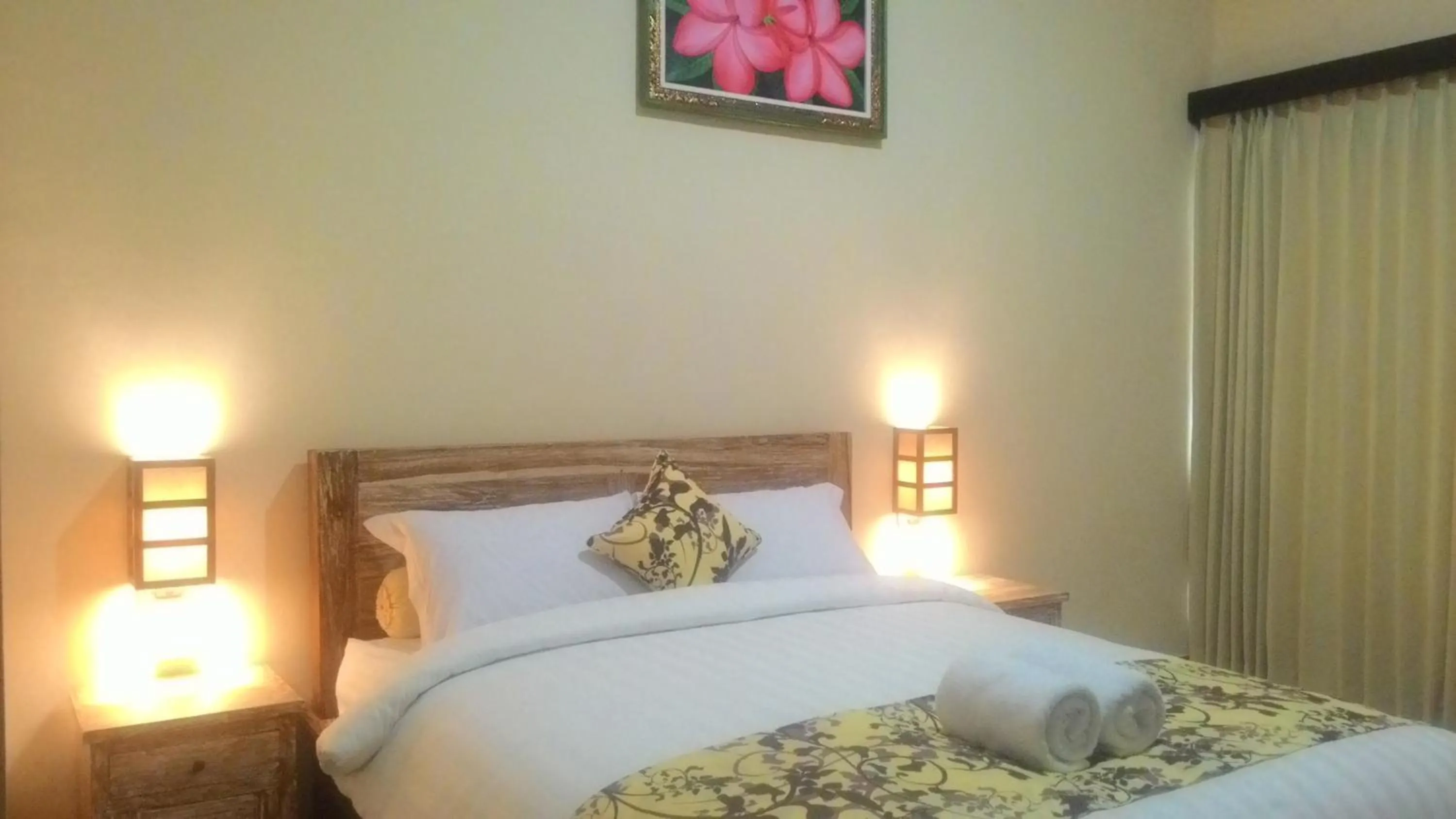 Bed in Betesda Guest House