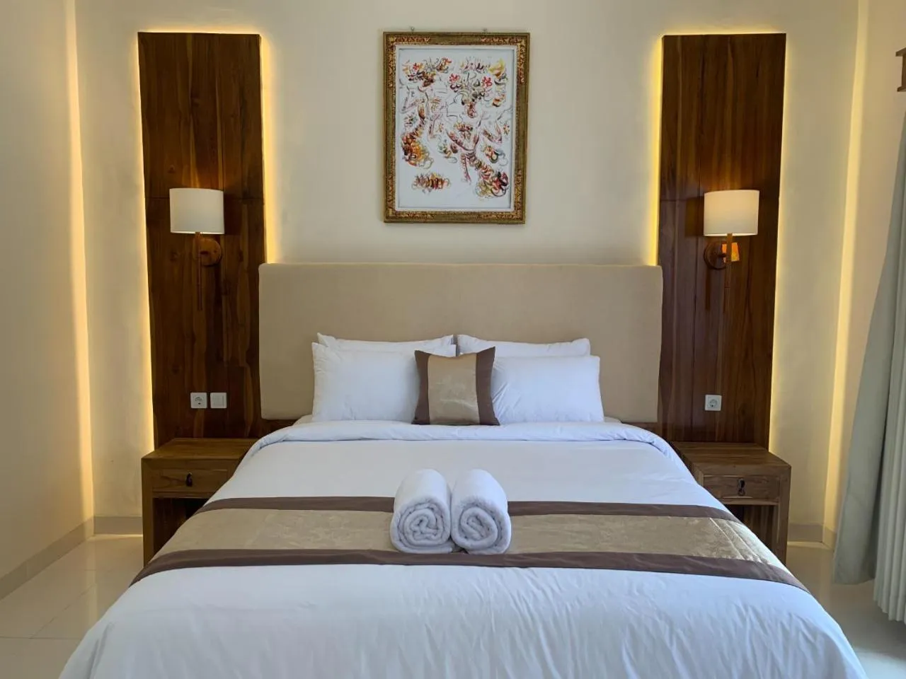 Bed in Betesda Guest House