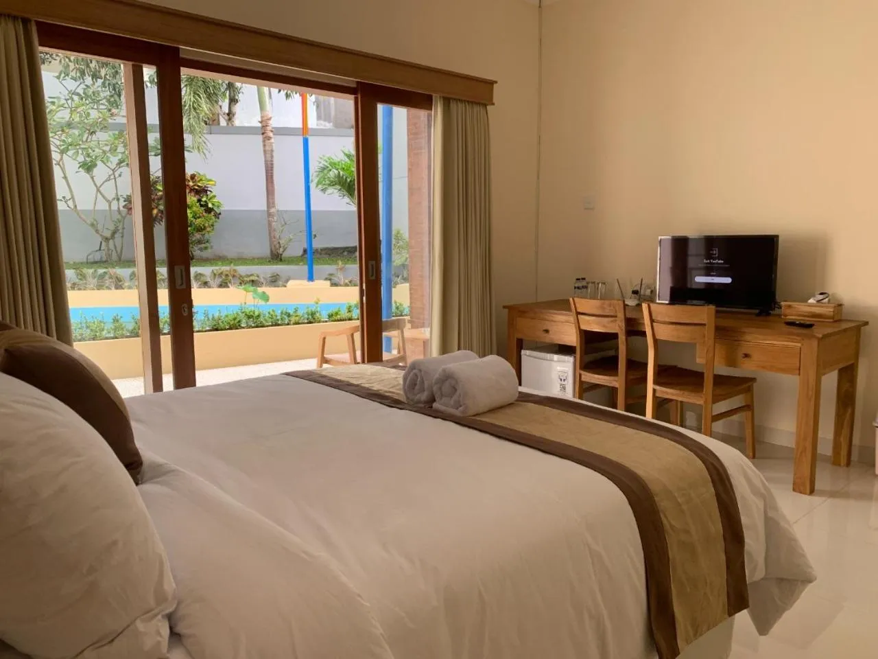 Bed in Betesda Guest House