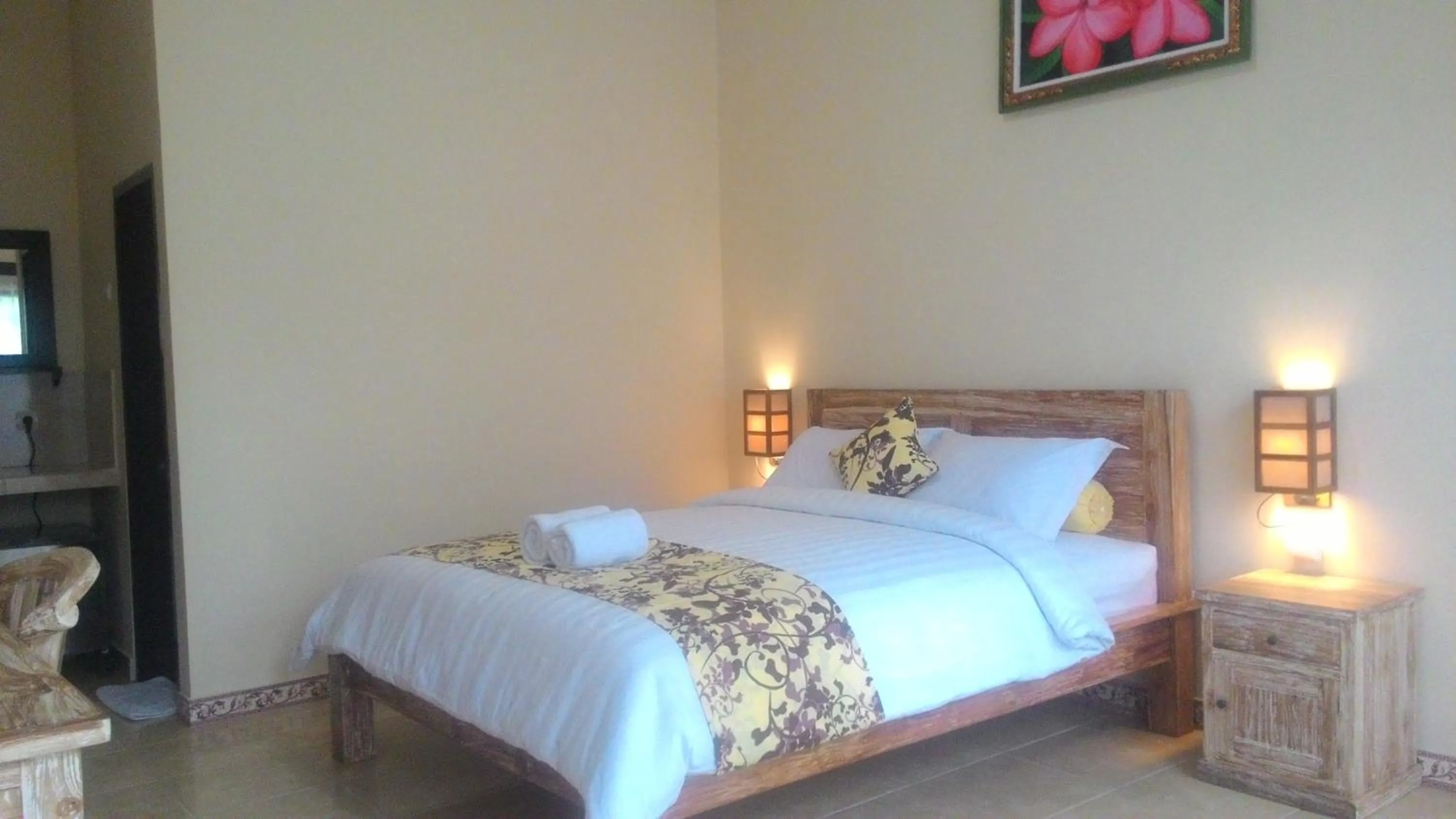 Bed in Betesda Guest House