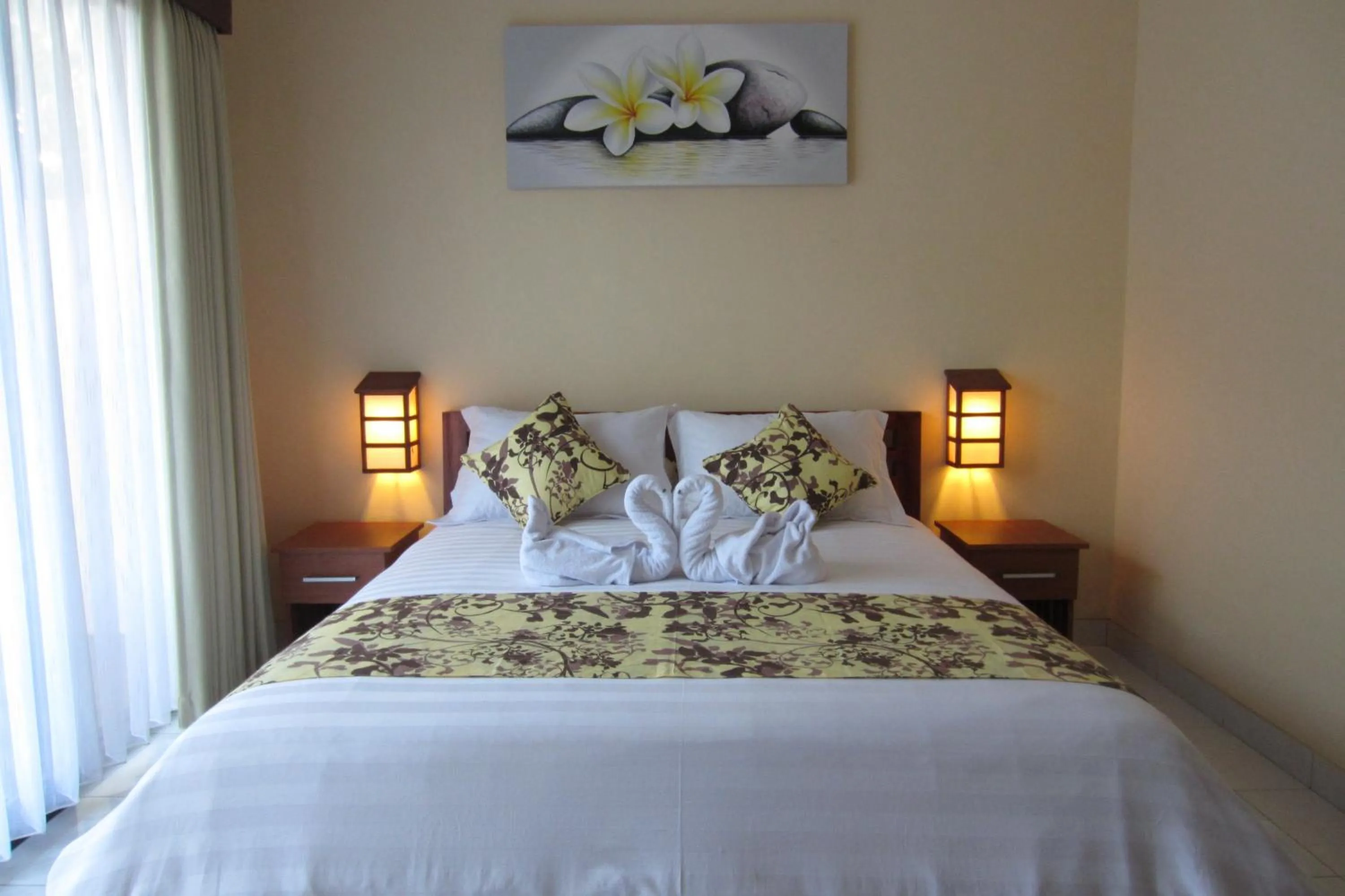Bed in Betesda Guest House