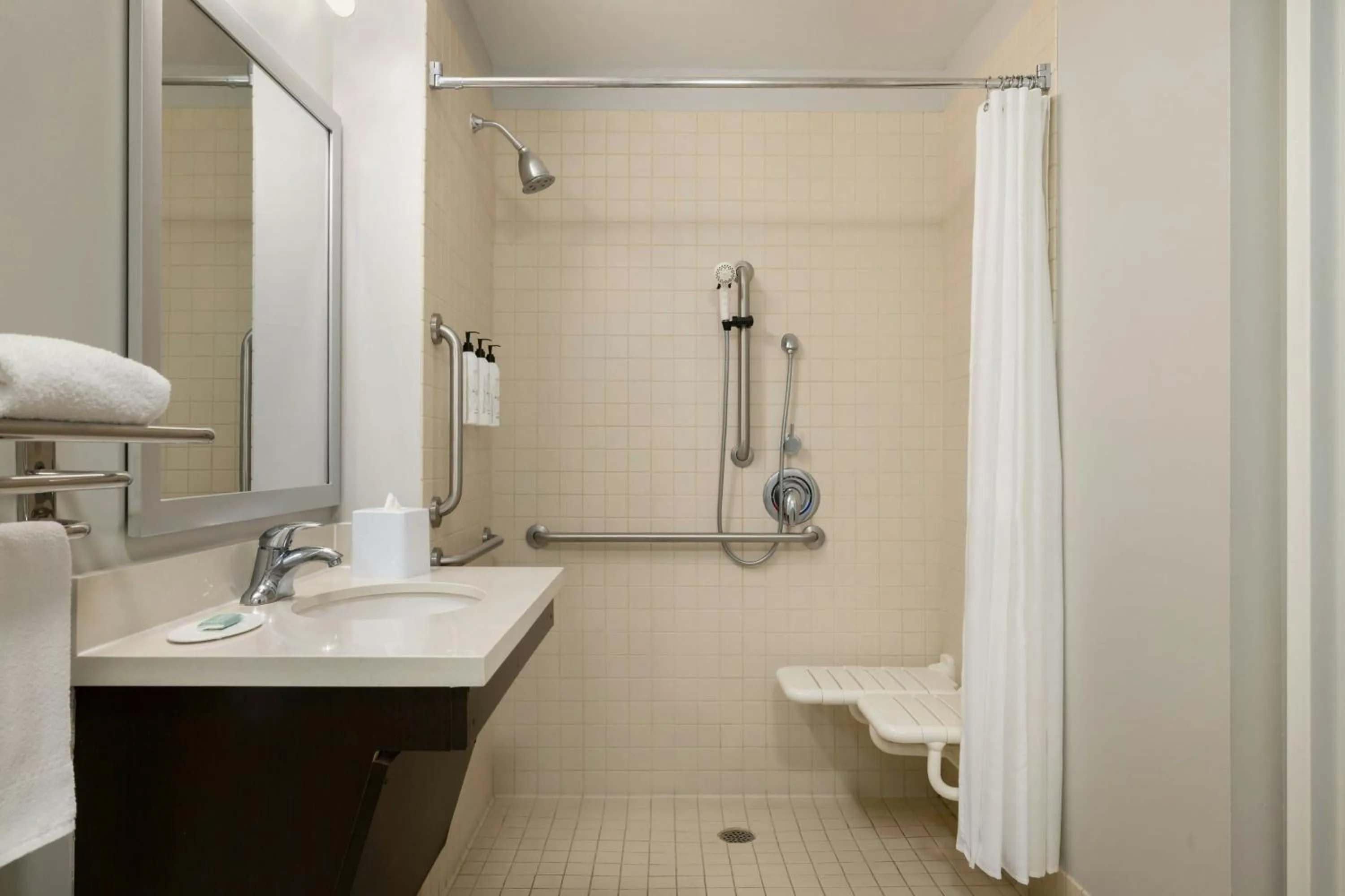 Bathroom in TownePlace Suites by Marriott Alexandria