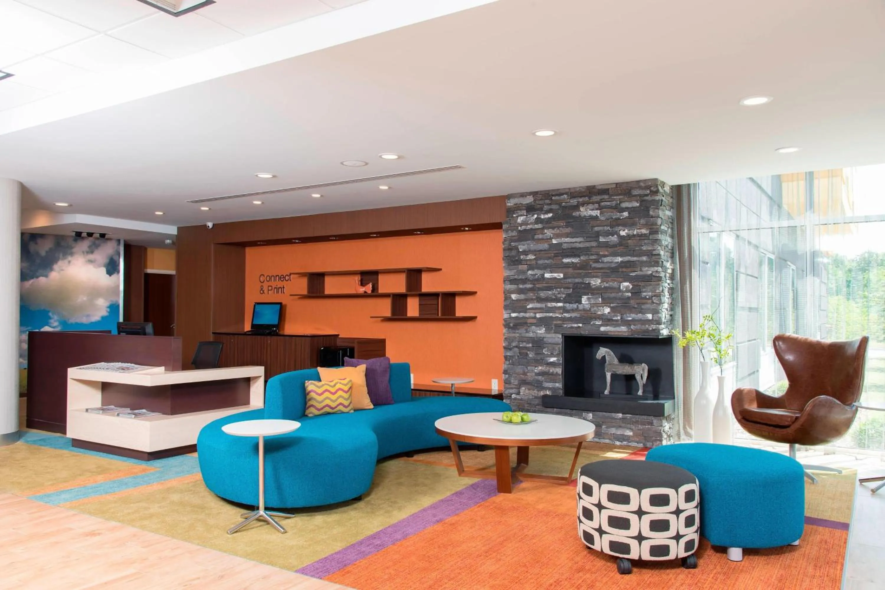 Lobby or reception in Fairfield Inn & Suites by Marriott Jackson Clinton