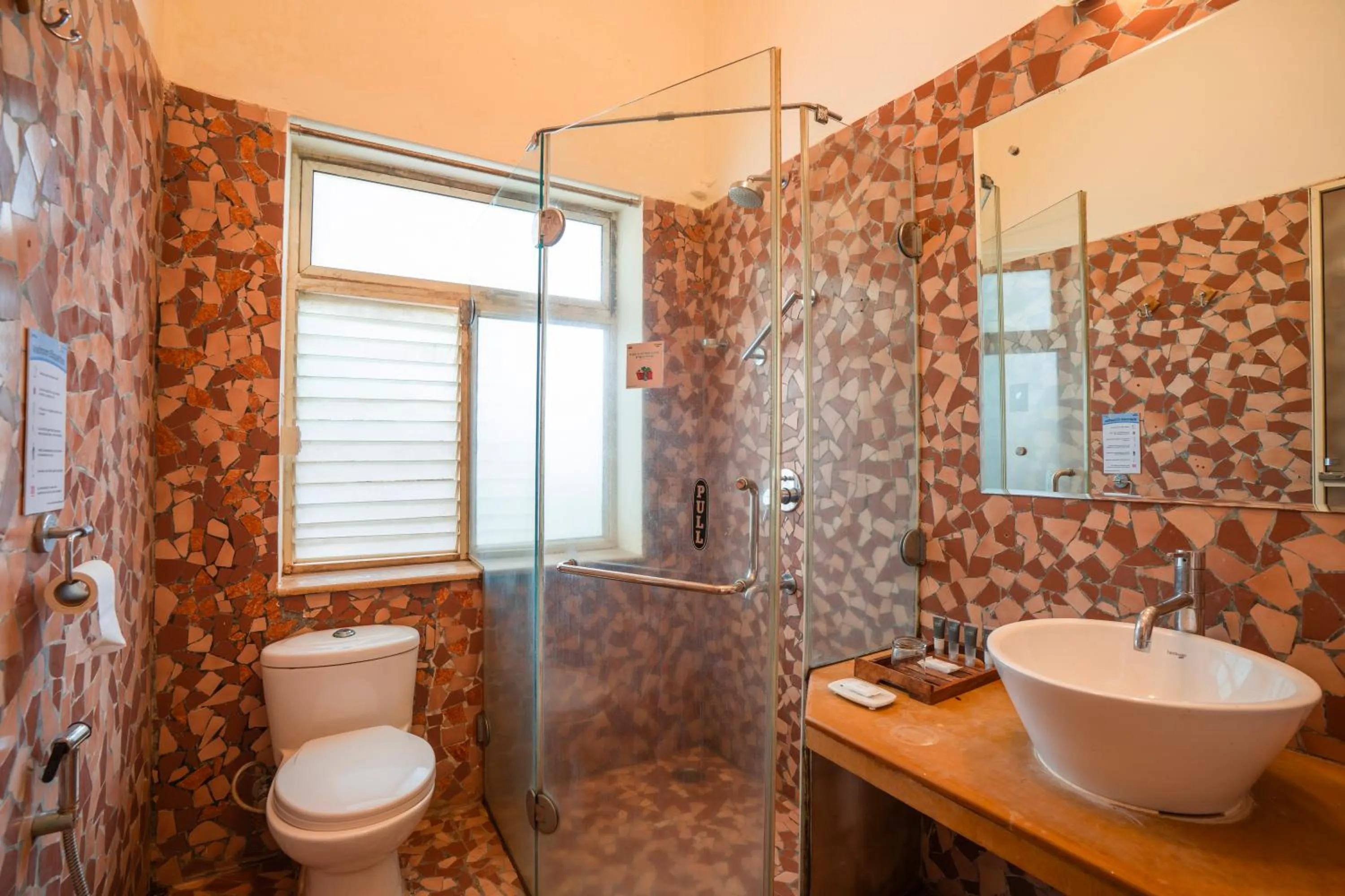 Shower in Moustache Goa Luxuria