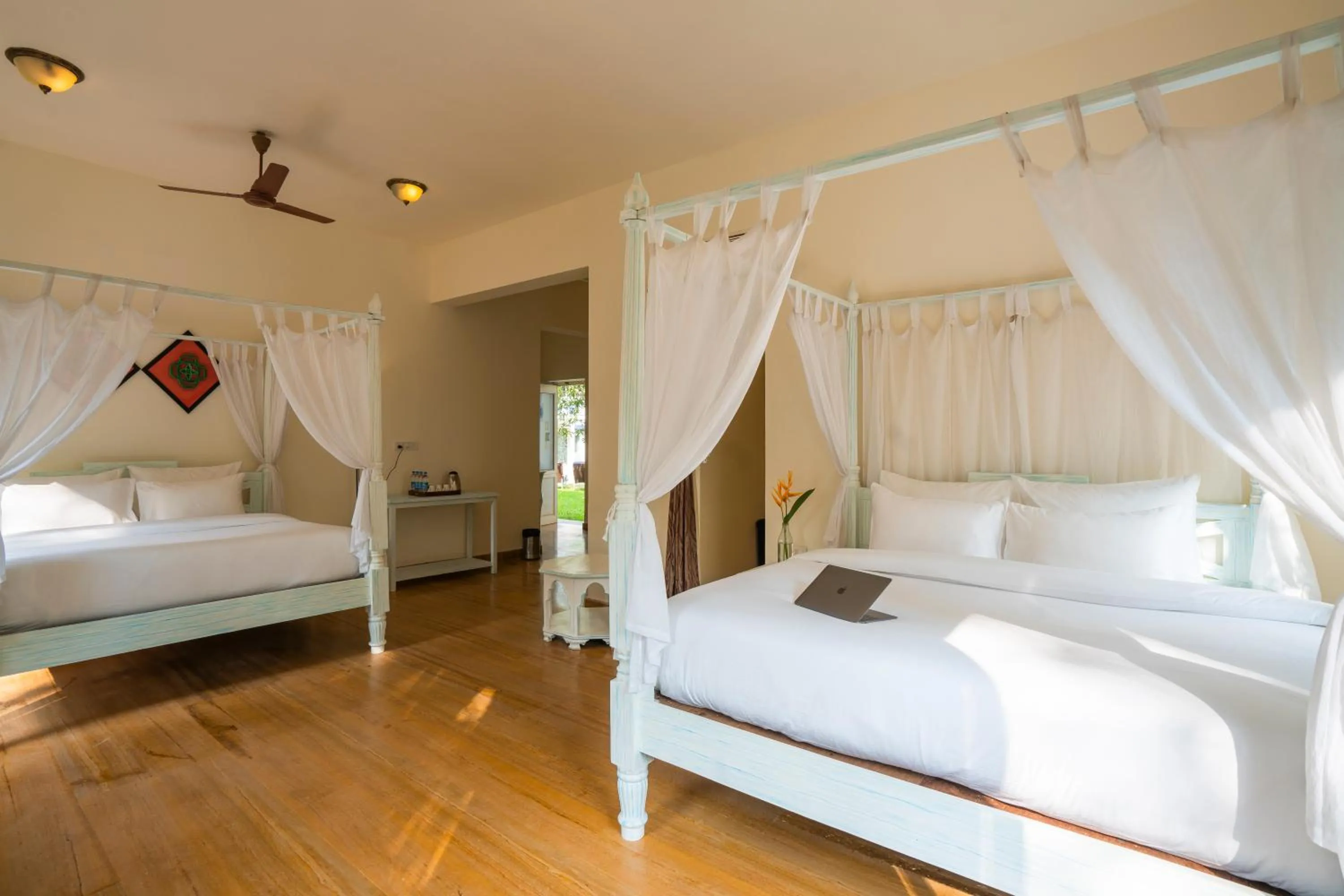 Bed in Moustache Goa Luxuria