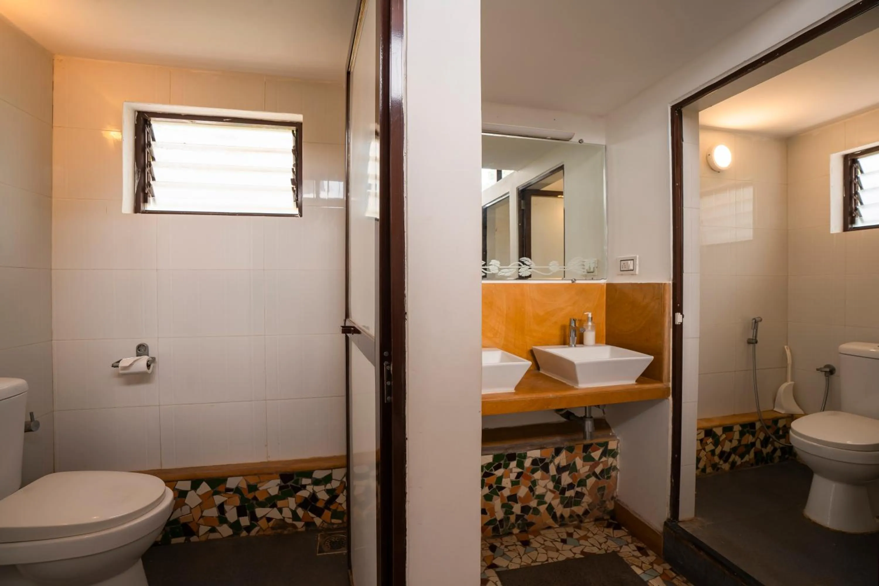 Shower in Moustache Goa Luxuria