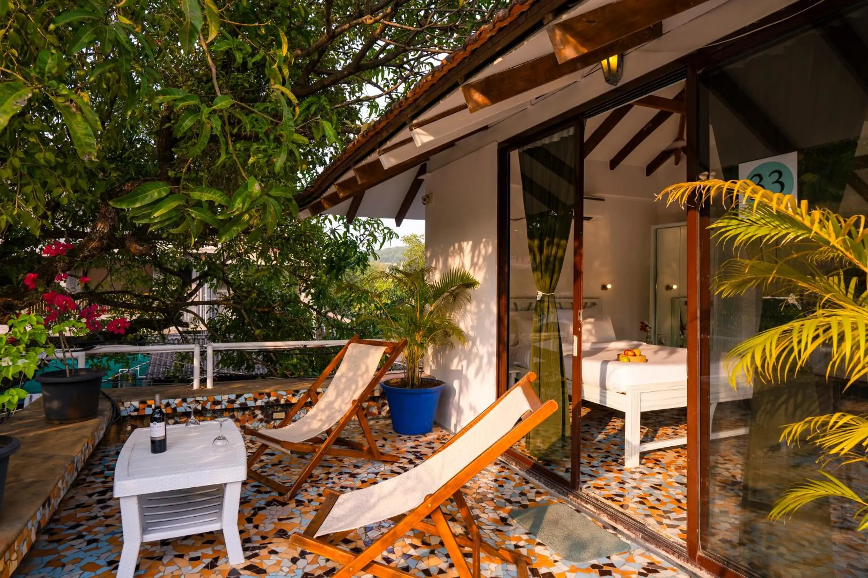 Queen Room with Garden View in Moustache Goa Luxuria Queen Room with Garden View in Moustache Goa Luxuria