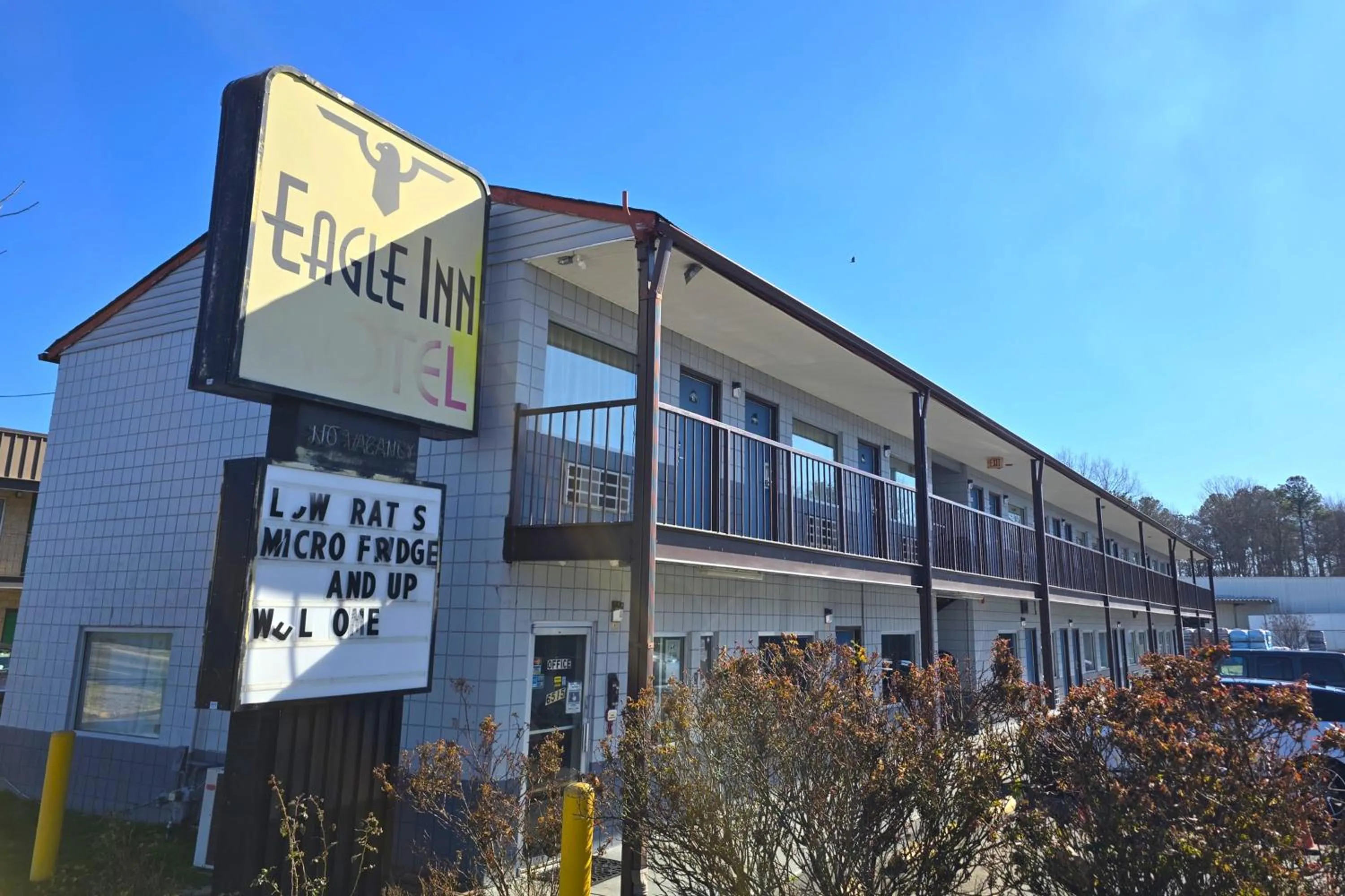 Facade/entrance in Eagle Inn by Hotel O Richmond Midlothian Turnpike