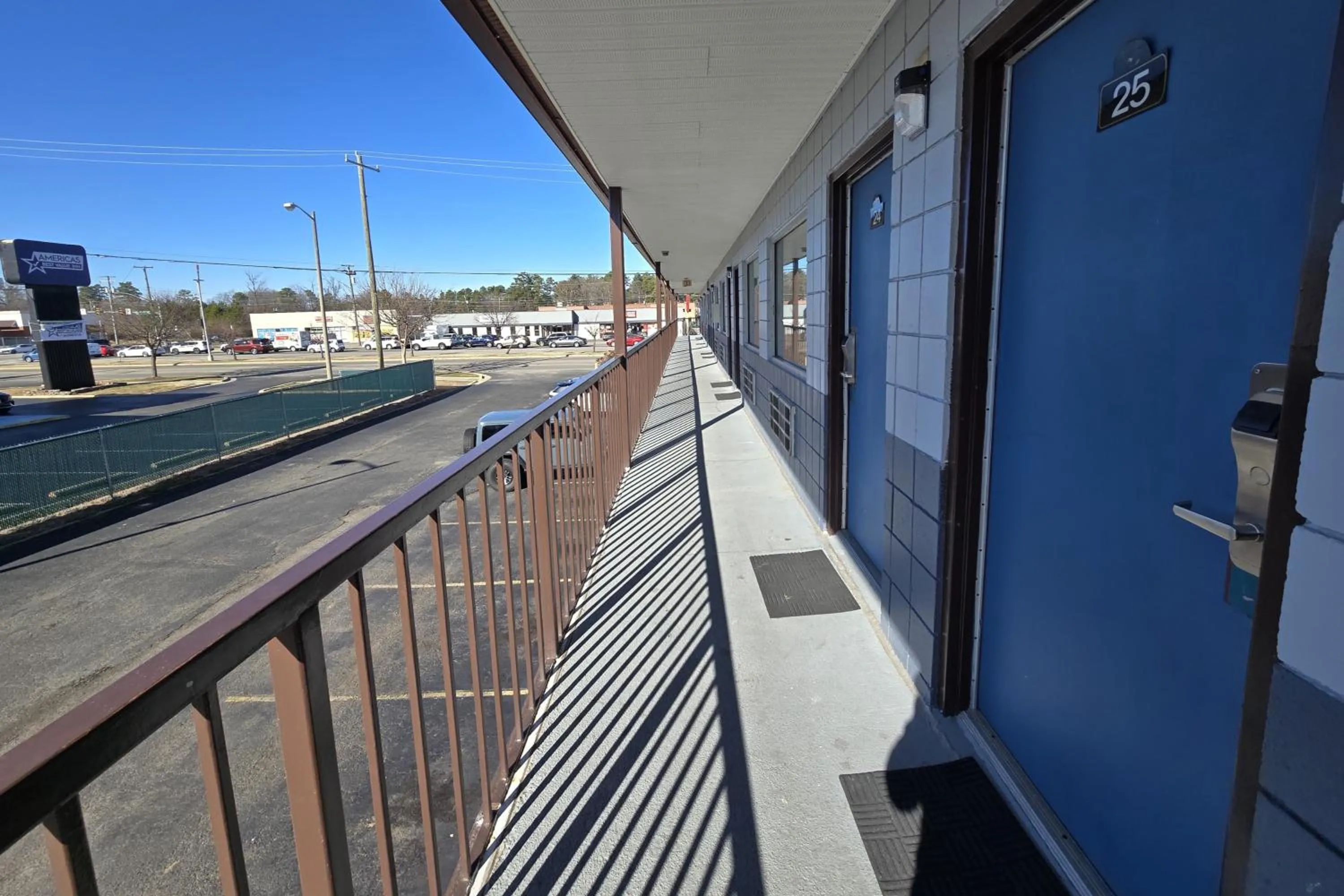 Balcony/Terrace in Eagle Inn by Hotel O Richmond Midlothian Turnpike