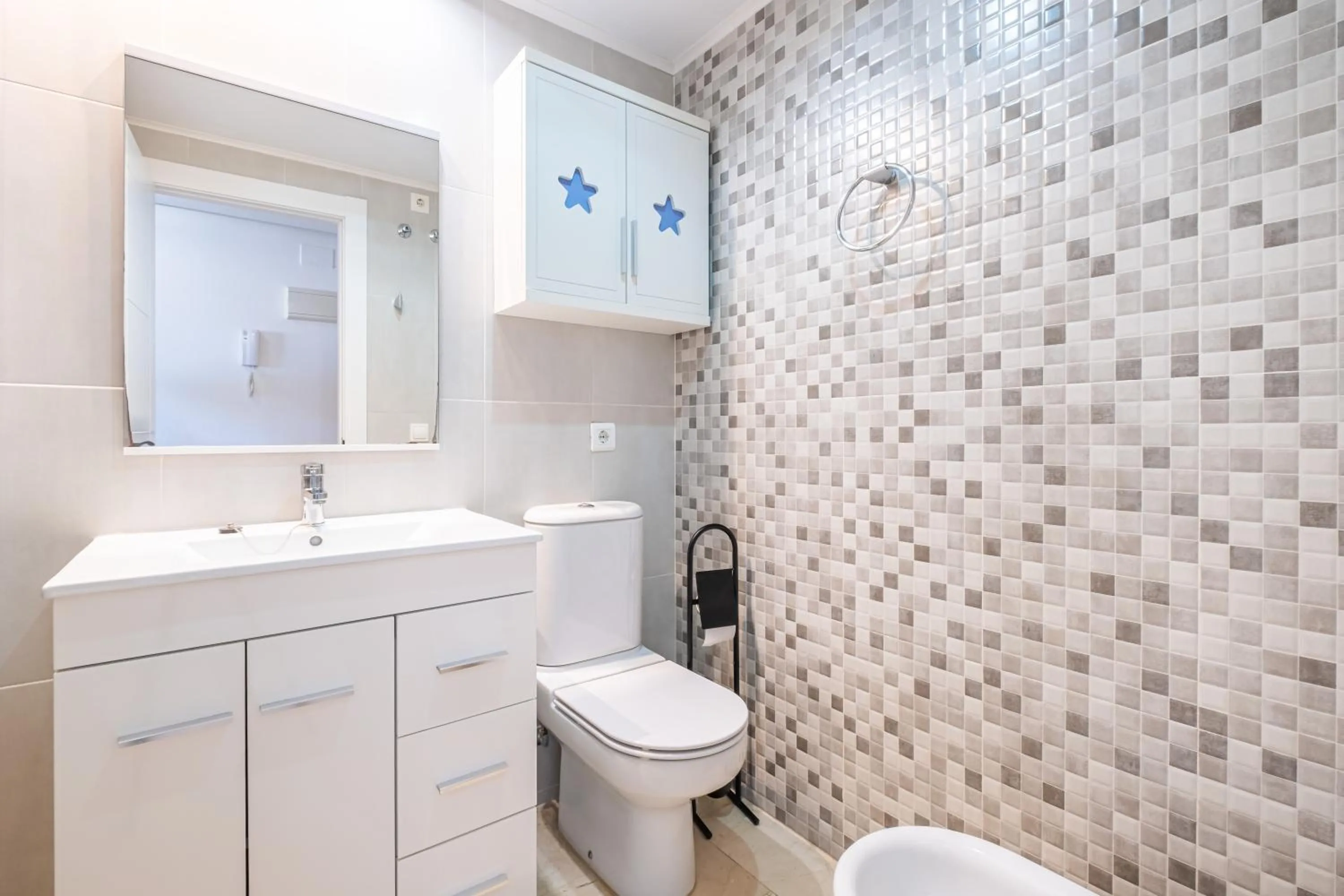 Toilet in Gemelos 22 Resort Apartment 2-15-B Levante Beach